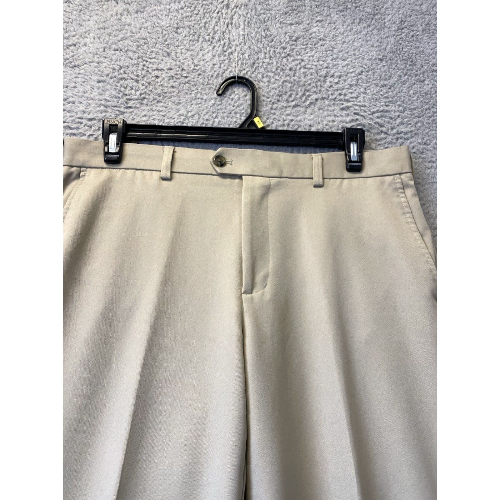 Izod VINTAGE IZOD Golf Pants Mens 34x30 Khaki Casual Lightweight /124-10 Size US 34 / EU 50 - 2 Thumbnail