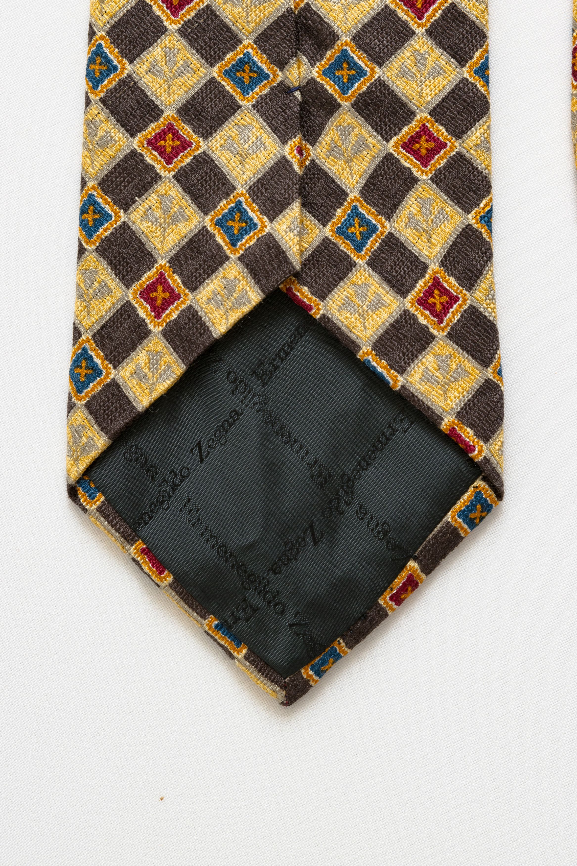 Ermenegildo Zegna Ermenegildo Zegna Men's Multicolor Silk Cravatte Tie 044 Size ONE SIZE - 7 Thumbnail