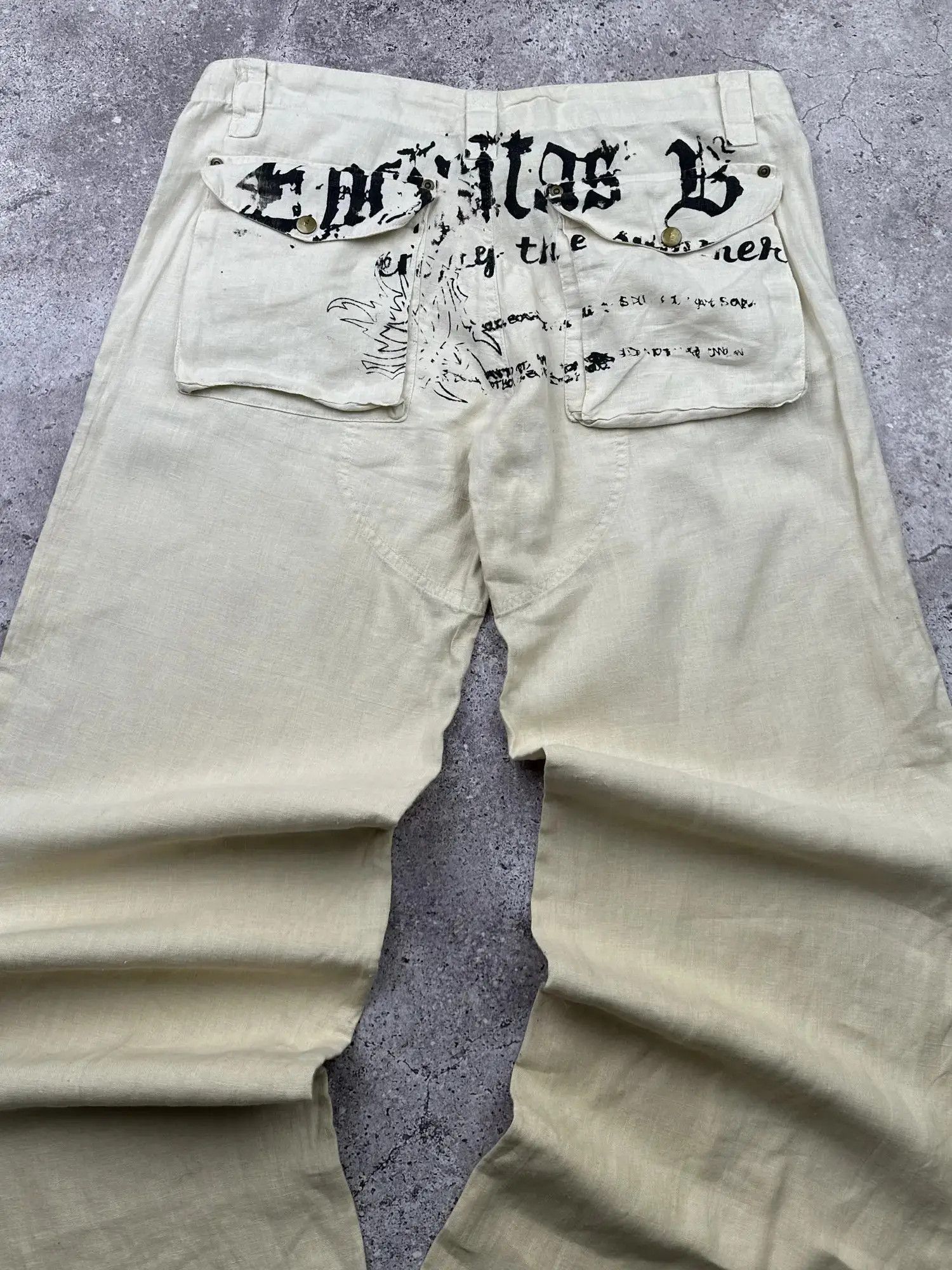 Vintage Vintage Wide Pants C51(V575) Size US 33 - 2 Thumbnail