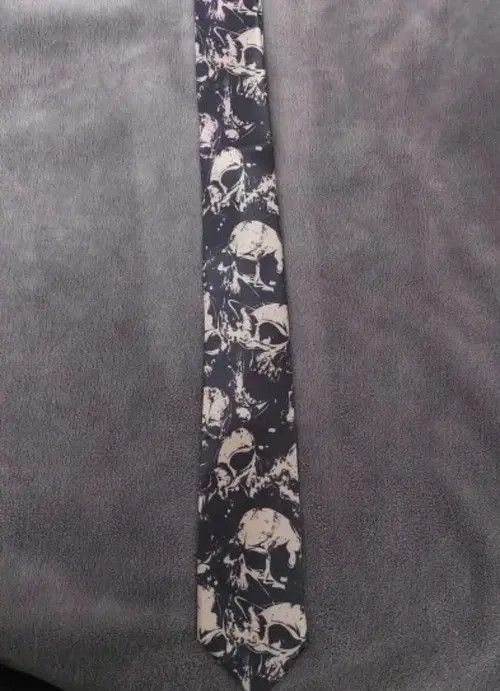 VIBE Skull tie Size ONE SIZE - 4 Thumbnail