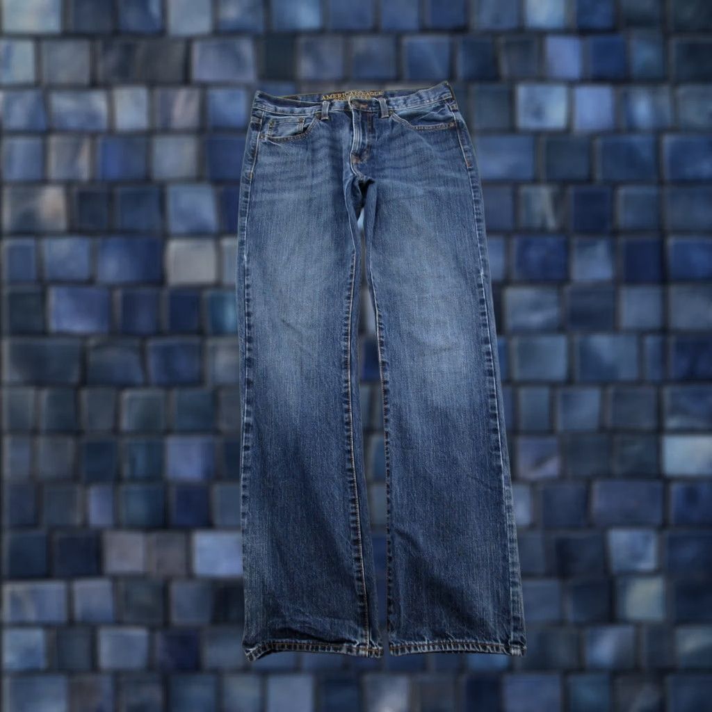American Eagle Outfitters American Eagle Outfitters Jeans Mens Size 30x34 Straight 5-Pocket Denim Blue Mid Rise 30 in Waist Regular Fit Vintage? Size US 30 / EU 46 - 1 Thumbnail