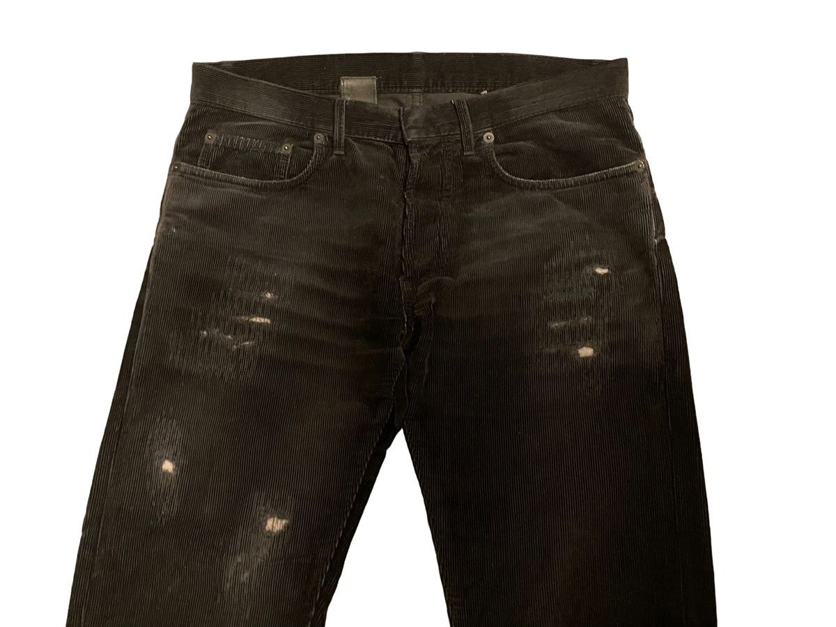 Dior Dior Homme 09AW “Angles” Distressed Corduroys Size US 31 - 3 Thumbnail