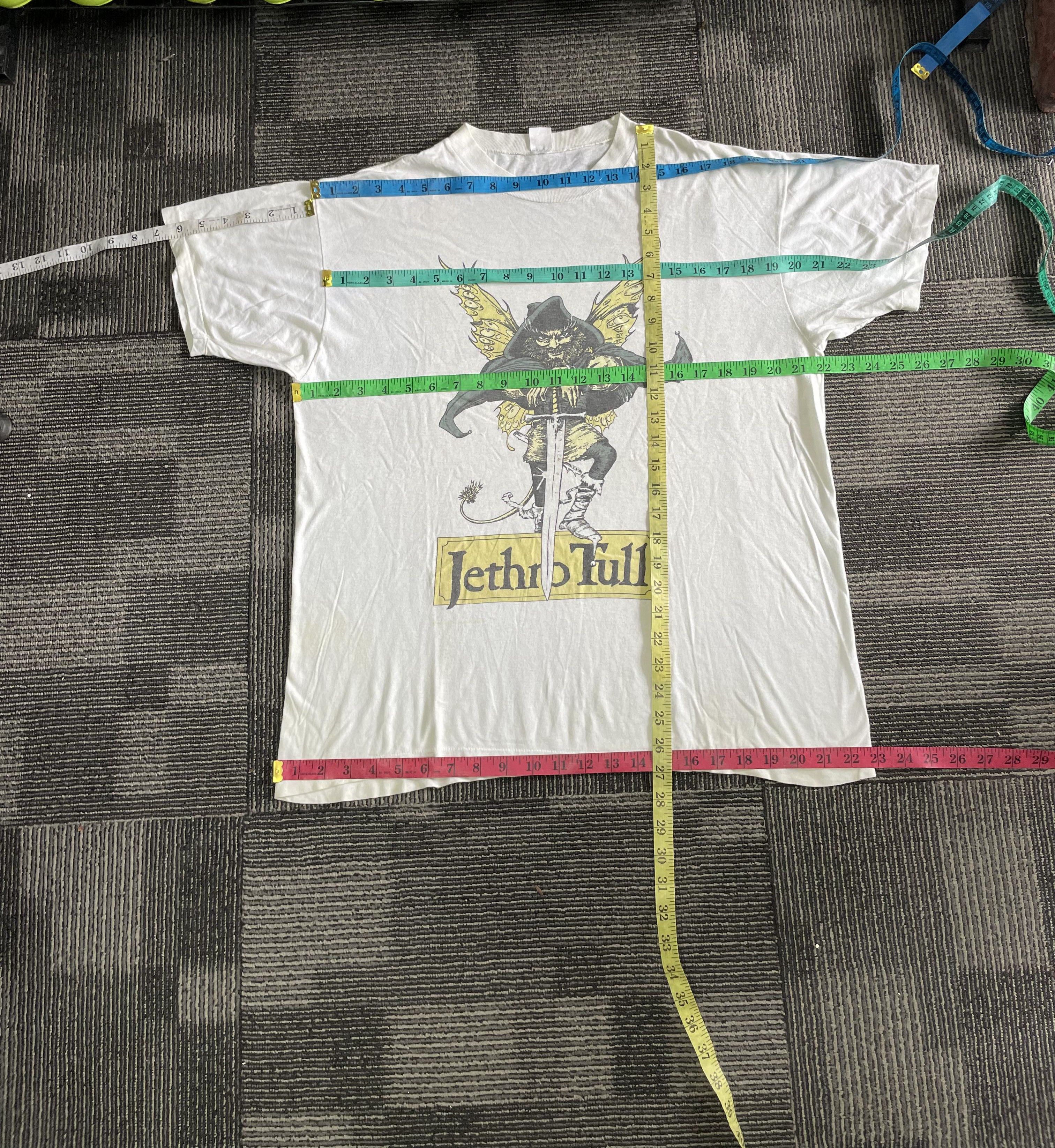 Band Tees VTG 80's Jethro Tull Summer Raid 1986 Tshirt Size US L / EU 52-54 / 3 - 8 Thumbnail