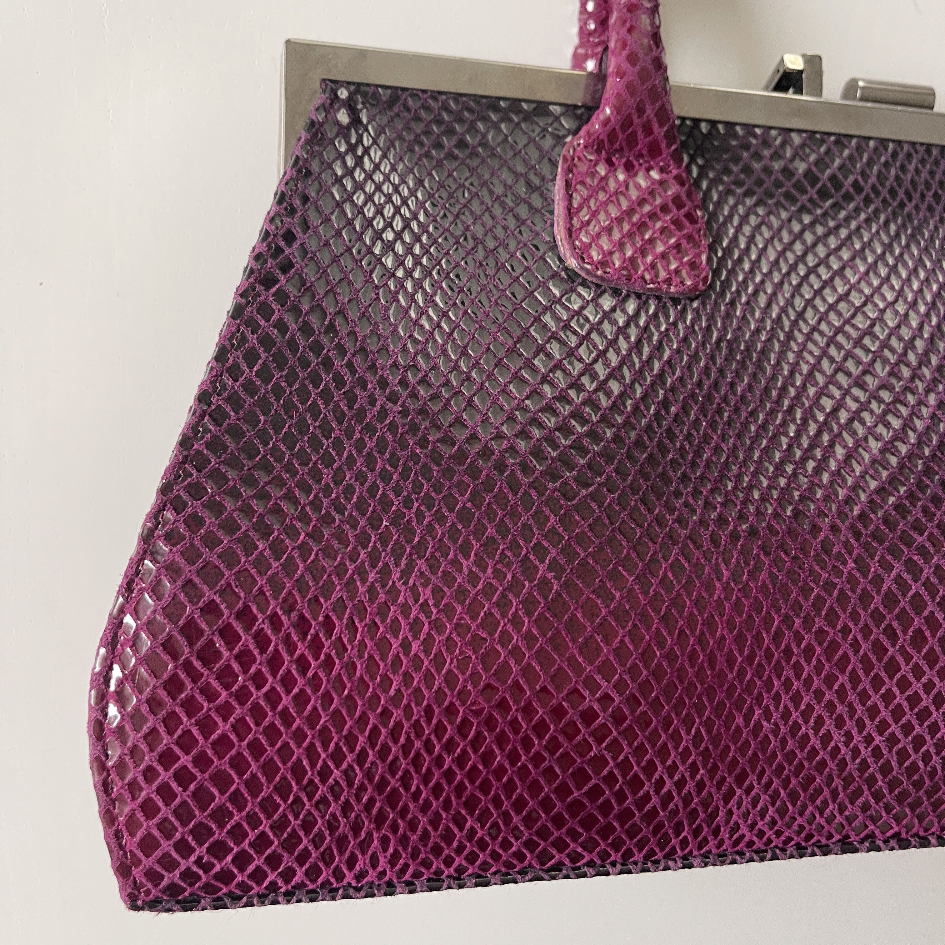 Stuart Weitzman STUART WEITZMAN Python Leather Bag Y2K style Size ONE SIZE - 11 Thumbnail
