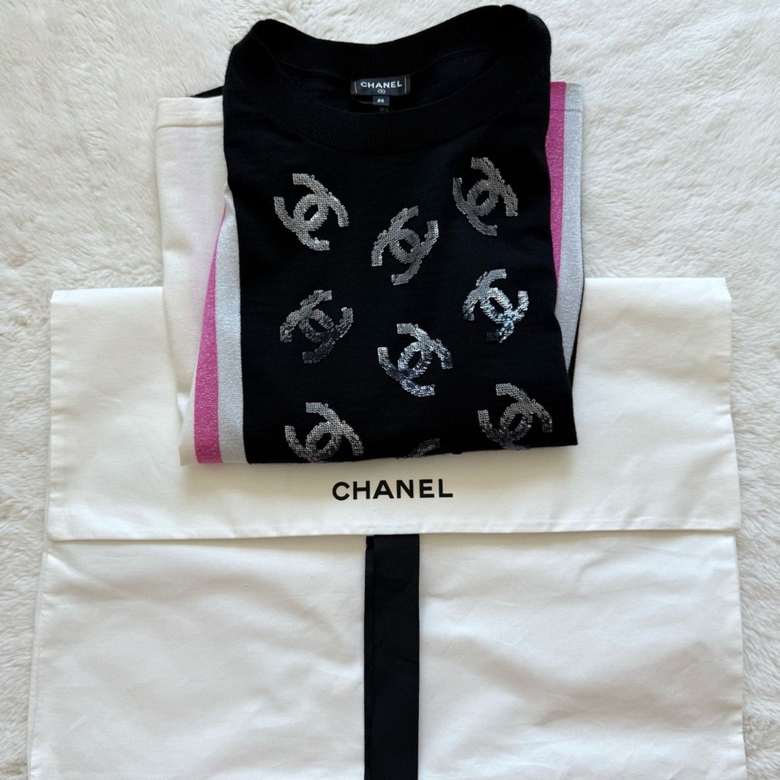 Chanel CHANEL CC women wool top size 50FR or 10US Authentic 3900$ Size L / US 10 / IT 46 - 13 Thumbnail