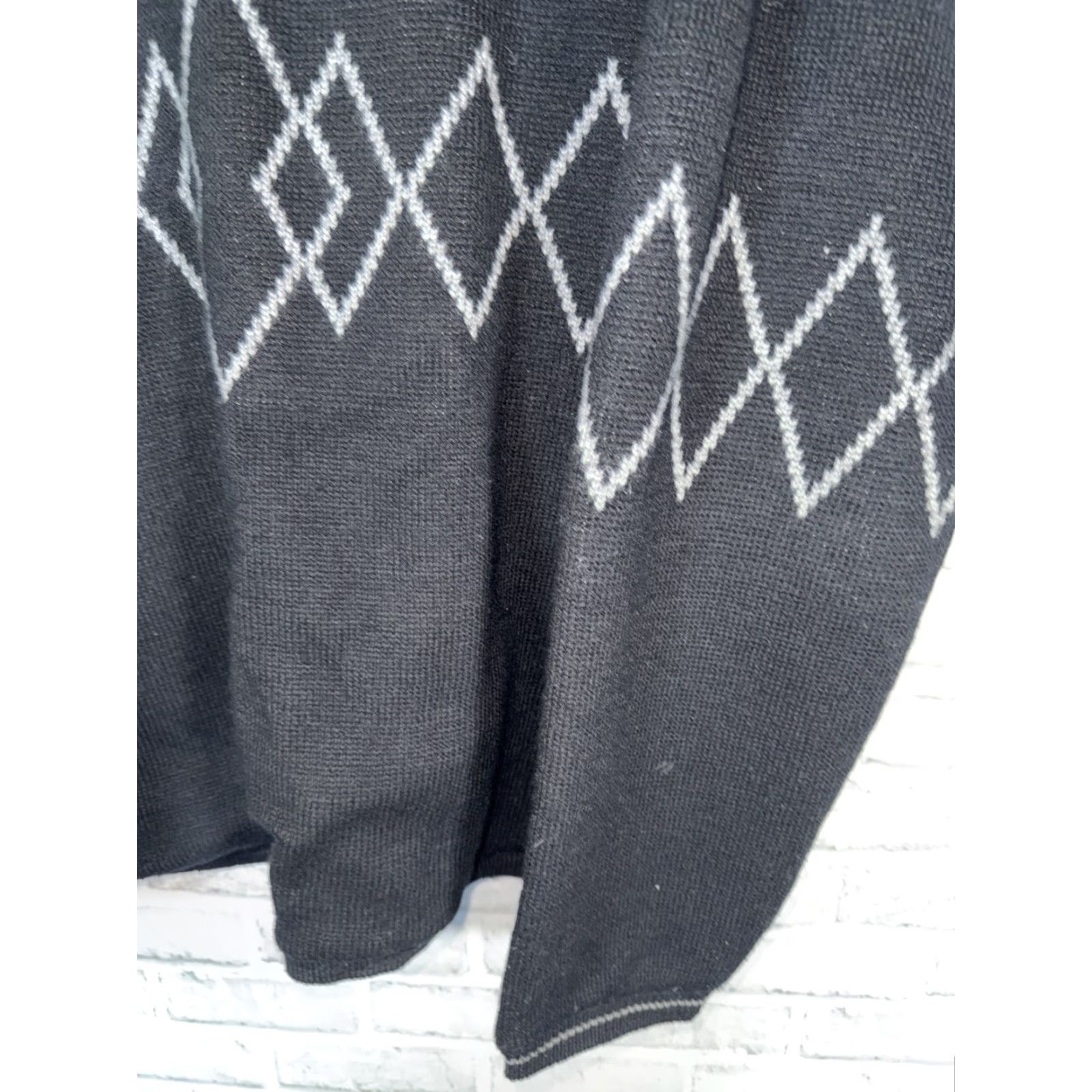 Prana VINTAGE prAna Wool Blend Pullover Ski Sweater Mens XL Black Size US XL / EU 56 / 4 - 4 Thumbnail