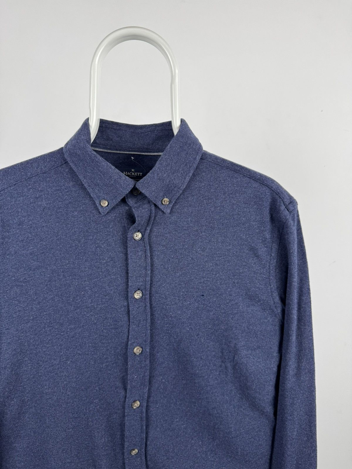 Hackett Hackett Long Sleeve Shirt Gmt Dye Jersey Navy Size US L / EU 52-54 / 3 - 2 Thumbnail
