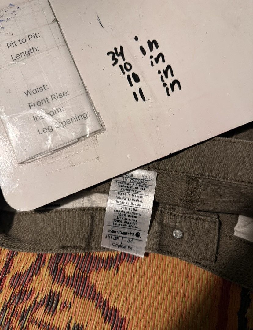 Carhartt Vintage Carhartt Canvas Carpenter Shorts Size US 34 / EU 50 - 4 Thumbnail