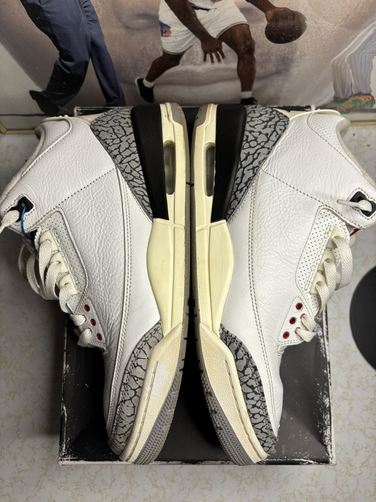 Jordan Brand Jordan Retro 3 ‘white cement reimagined’ Size US 10 / EU 43 - 4 Thumbnail