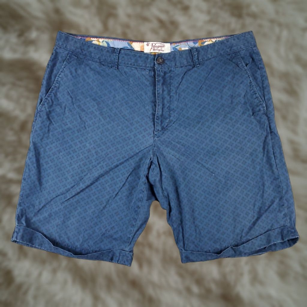 Vintage VINTAGE Munsingwear Shorts Mens Size 38 Blue Casual Flat Front Chino Dress Pants Size US 38 / EU 54 - 1 Thumbnail