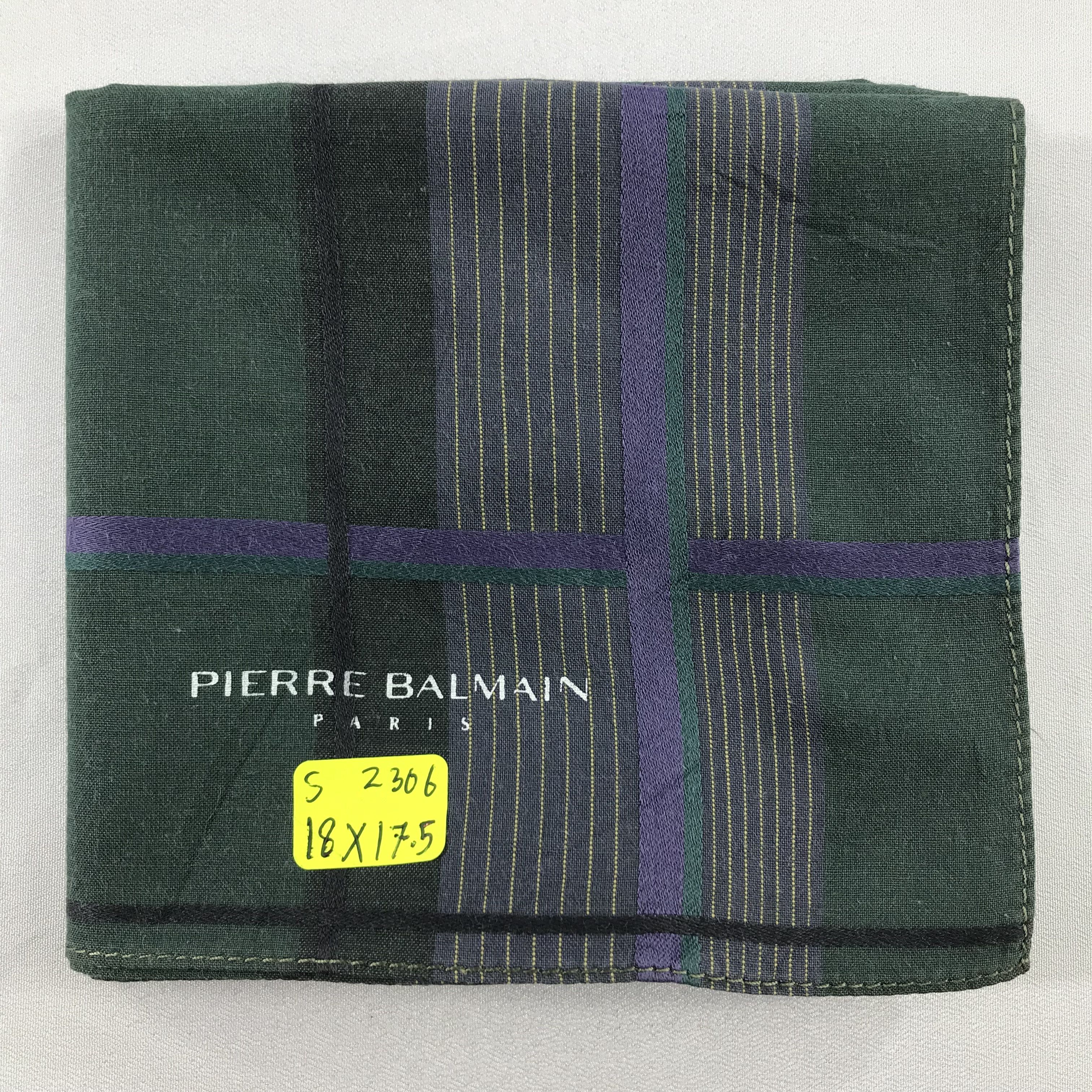 Pierre Balmain × Vintage Pierre Balmain Bandana / Handkerchief / Neckerchief - S2306 Size ONE SIZE - 5 Thumbnail