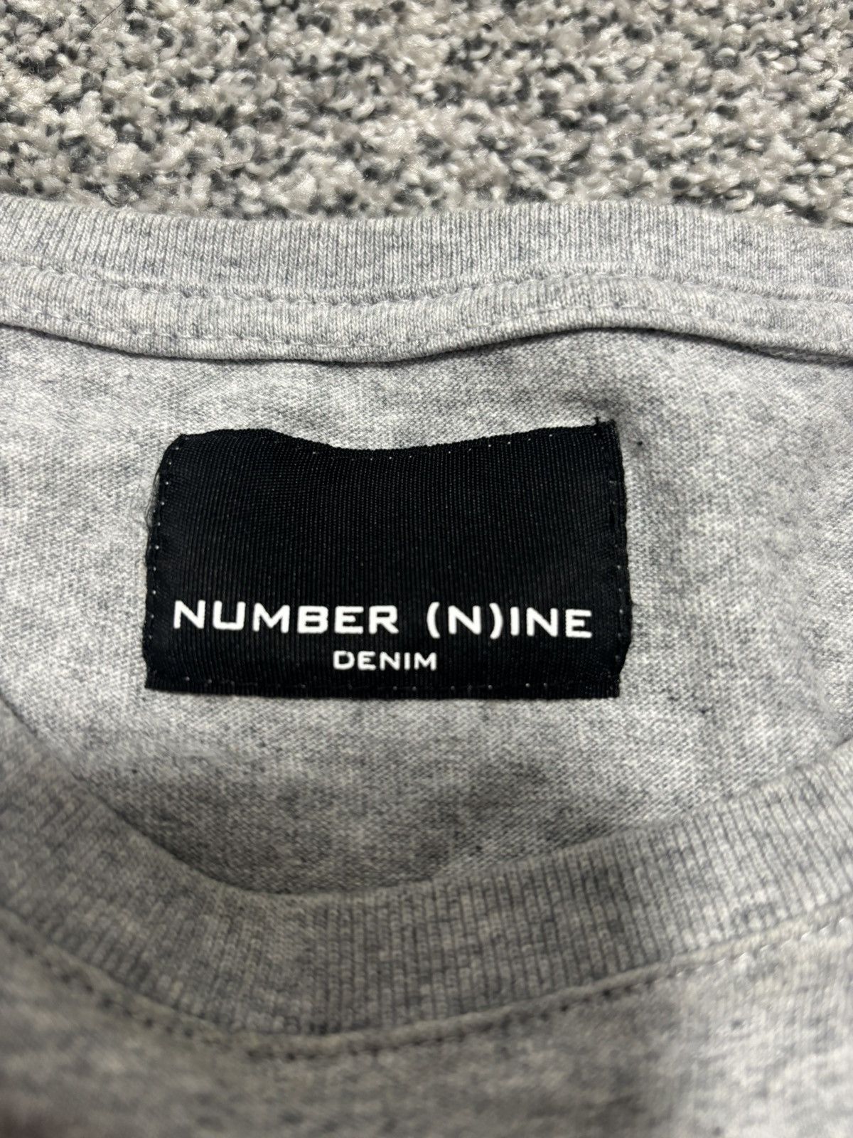 Number (N)ine Number Nine grey short sleeve box logo Size US M / EU 48-50 / 2 - 5 Thumbnail