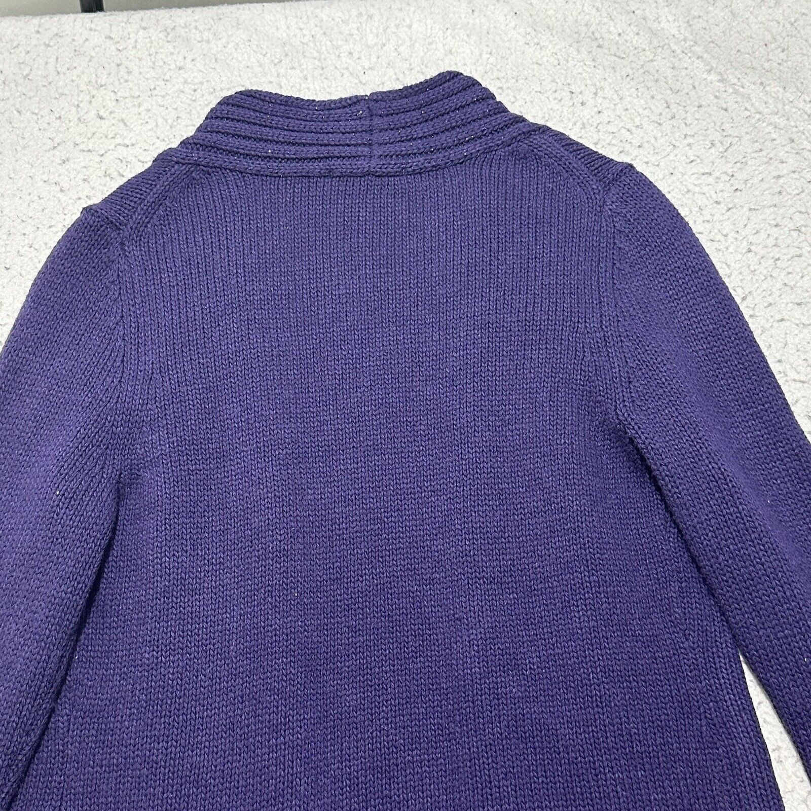 Coldwater Creek Coldwater Creek Small Open Front Cardigan Sweater Purple Size S / US 4 / IT 40 - 11 Thumbnail