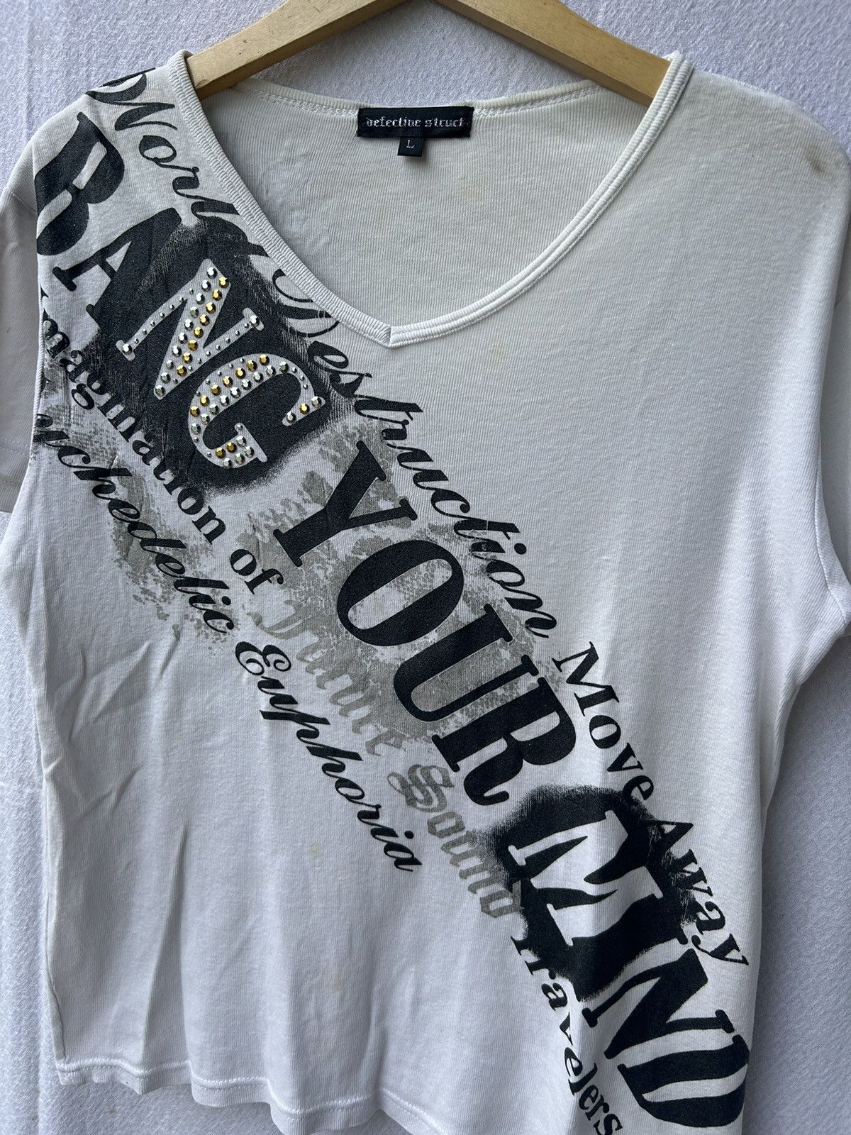Japanese Brand × Vintage Detective struct japanese brand crazy poem shirt Size US M / EU 48-50 / 2 - 4 Thumbnail