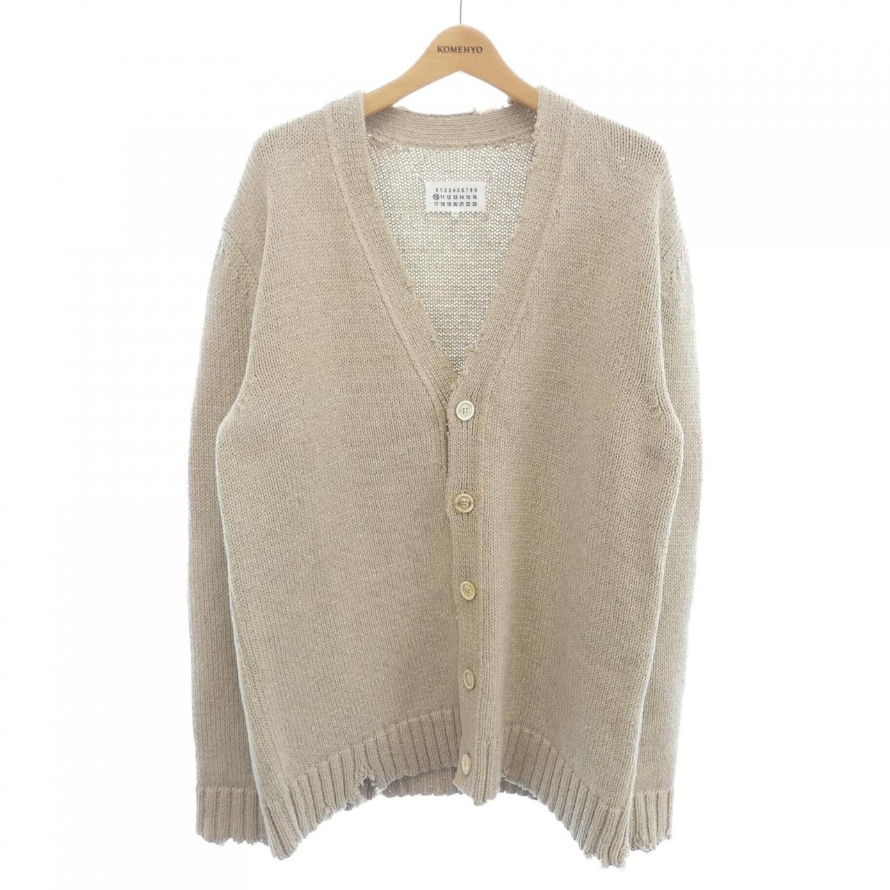 Maison Margiela Maison Martin Margiela Maison Margiela S50GP0276 Wool Cardigan Cotton Tops S50GP0276 DUTY FREE for USA Size ONE SIZE - 1 Thumbnail