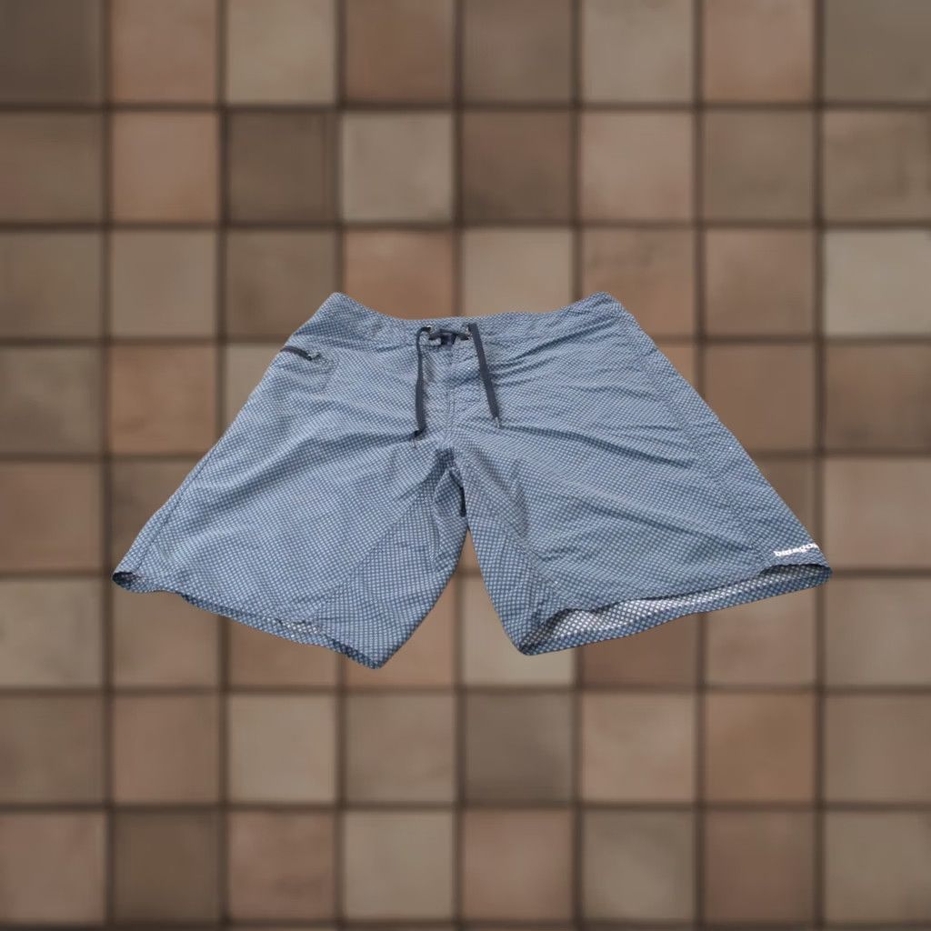 Patagonia Patagonia Board Shorts Men 33 Blue Polka Dot Nylon Unlined Swim Trunks 86556 Size US 33 - 1 Thumbnail
