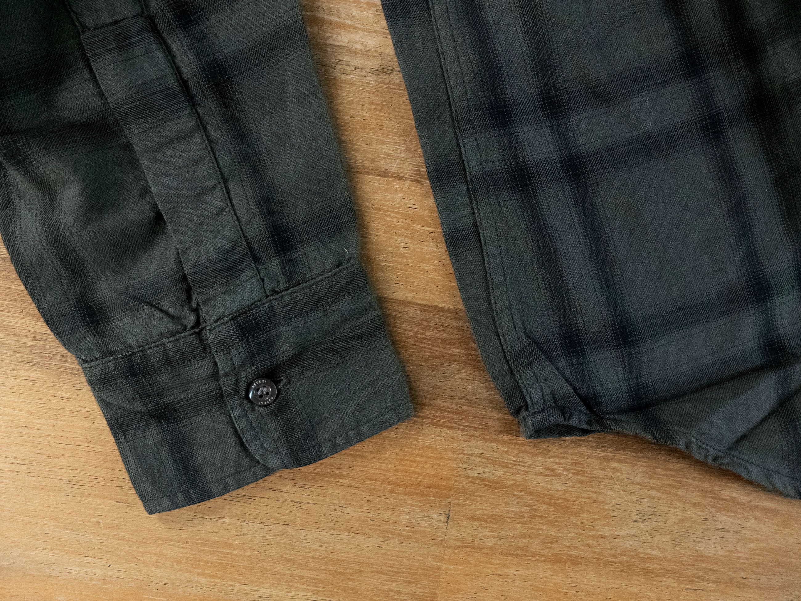 Aspesi ASPESI New Robert green plaid button down flannel shirt M Size US M / EU 48-50 / 2 - 5 Thumbnail