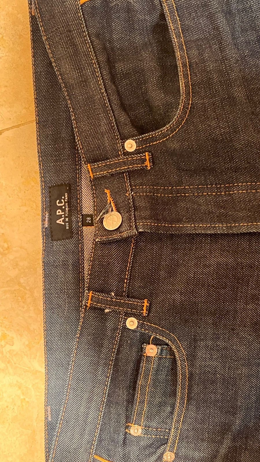 A.P.C. APC SELVEDGE STRIPE JEANS Size US 28 / EU 44 - 2 Thumbnail
