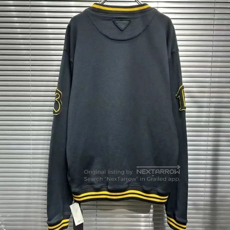 Prada Prada Black Cotton Sweatshirt for Men. Size US M / EU 48-50 / 2 - 2 Thumbnail