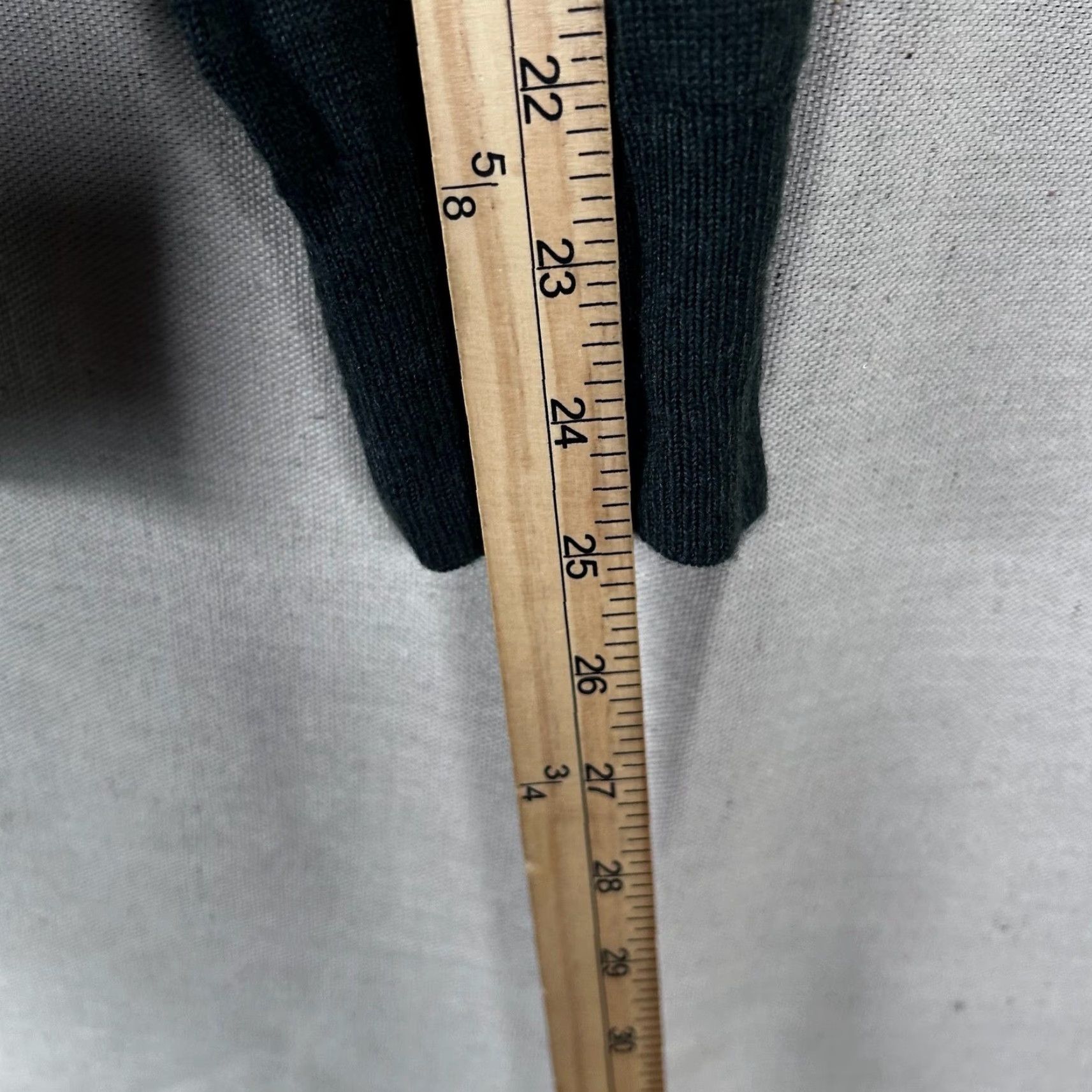 Vintage Kenneth Roberts Mens V-Neck Wool Blend Sweater Dark Green Charcoal Medium Size US M / EU 48-50 / 2 - 6 Thumbnail
