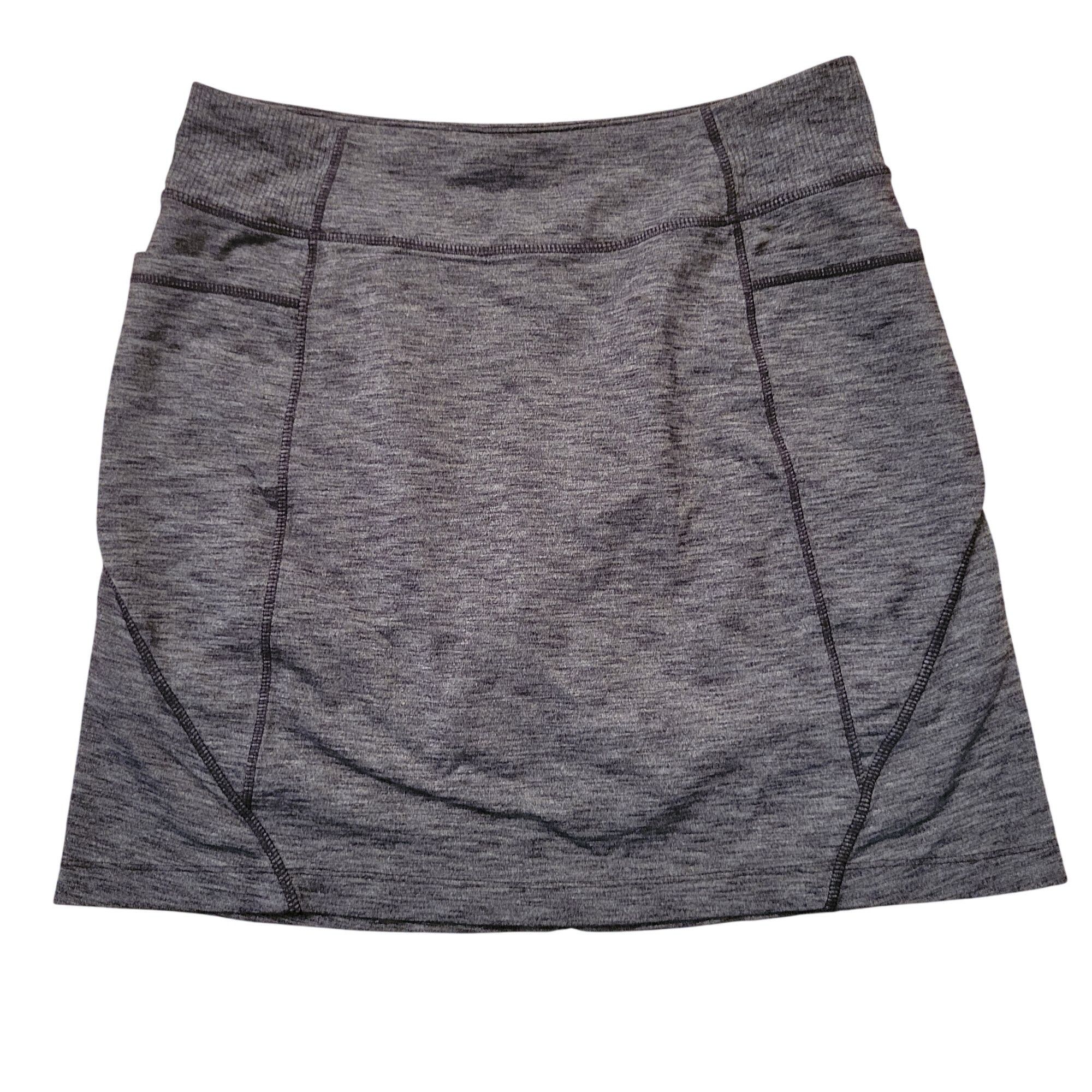 Athleta Athleta Heathered Gray Skort Inner Shorts MT EXCURSION Skirt Size 30" / US 8 / IT 44 - 1 Thumbnail