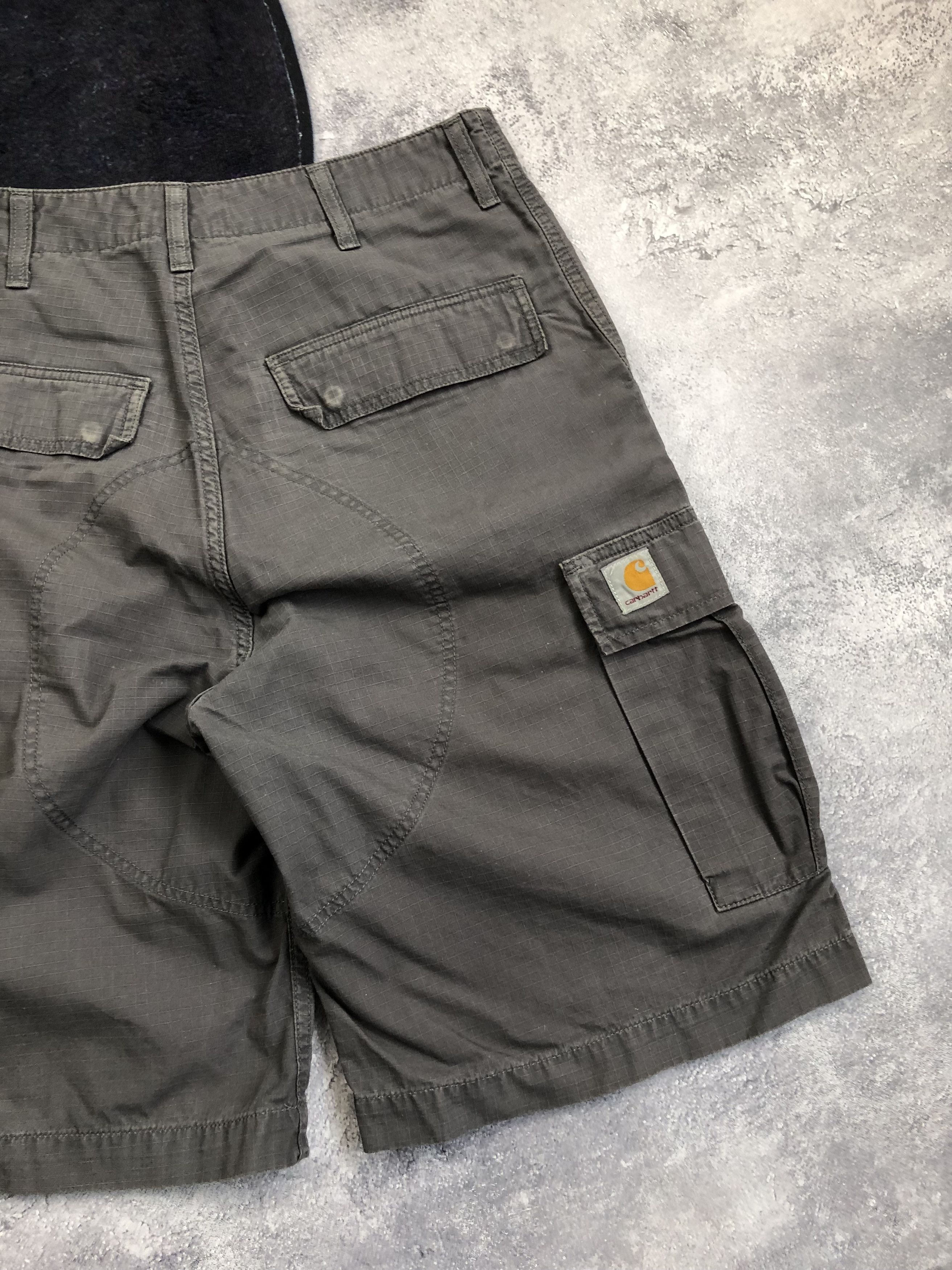 Carhartt CARHARTT Vintage Mini Logo Cargo Shorts Streetwear Workwear Size US 29 - 7 Thumbnail