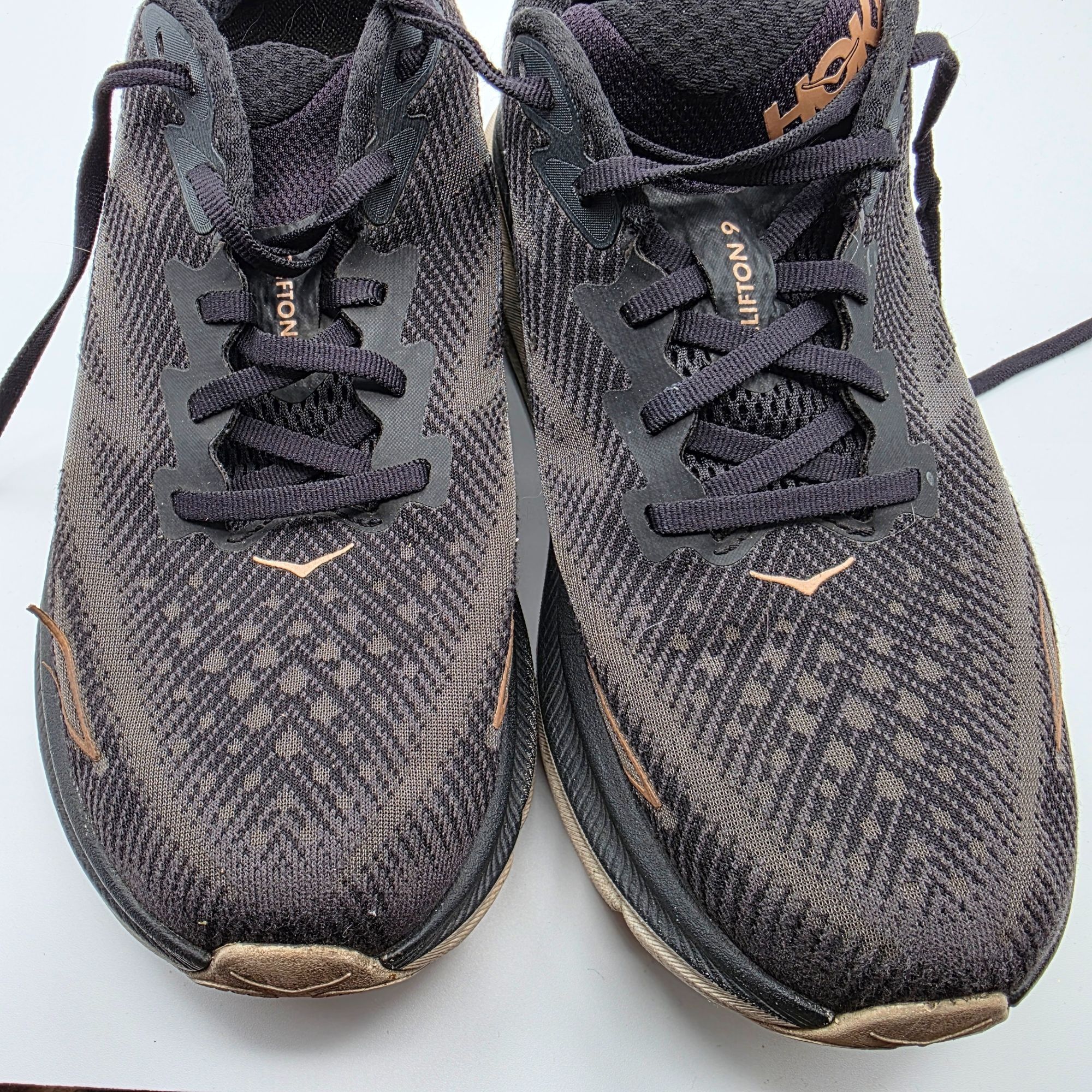 Hoka Hoka One One Clifton 9 Womens Size 9 B Black Shoes Athletic Size US 9 / IT 39 - 10 Thumbnail