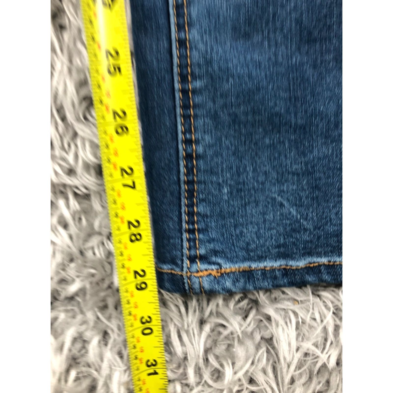 Faded Glory Faded Glory Ultimate Boot Jeans Womens Medium Blue Size 16 Regular Fit 5-Pocket Denim Bootcut Jeans Size 38" / US 16 / IT 52 - 3 Thumbnail