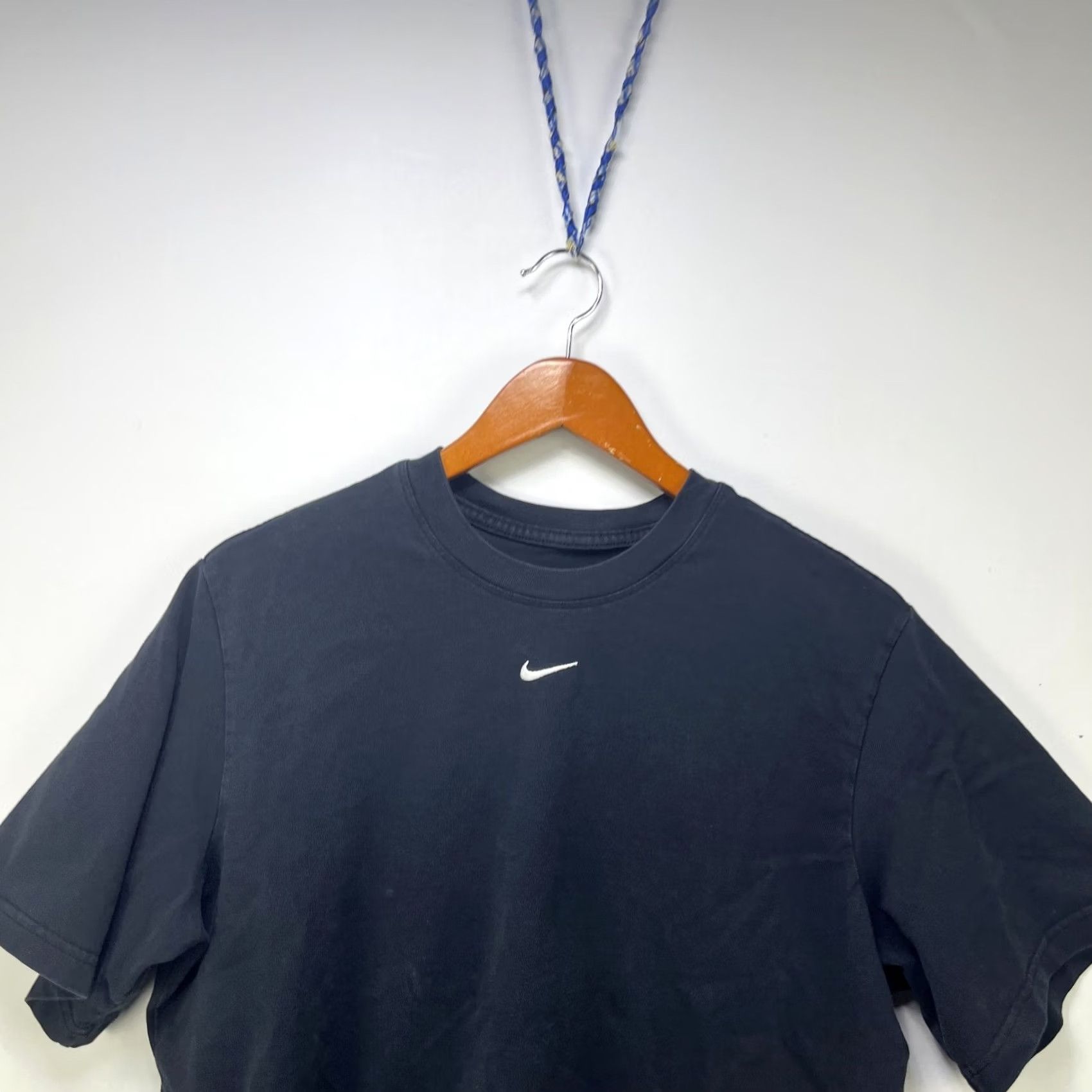 Nike VINTAGE Nike Middle Swoosh T Shirt Womens Large Size L / US 10 / IT 46 - 2 Thumbnail