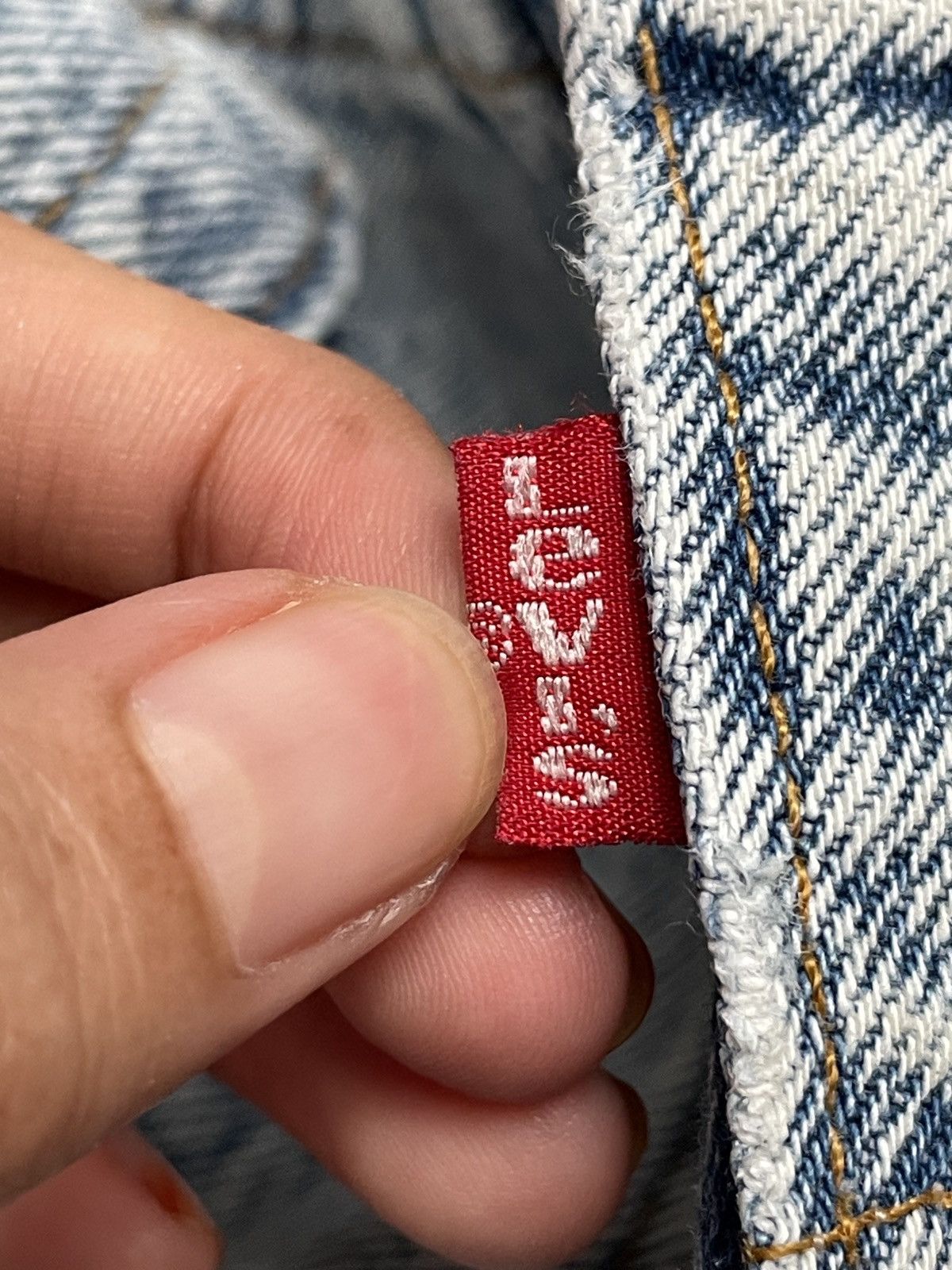 Levi's × Vintage Vintage Brand Levi’s Made In Usa Acid Wash Denim 1990s Size US 31 - 12 Thumbnail