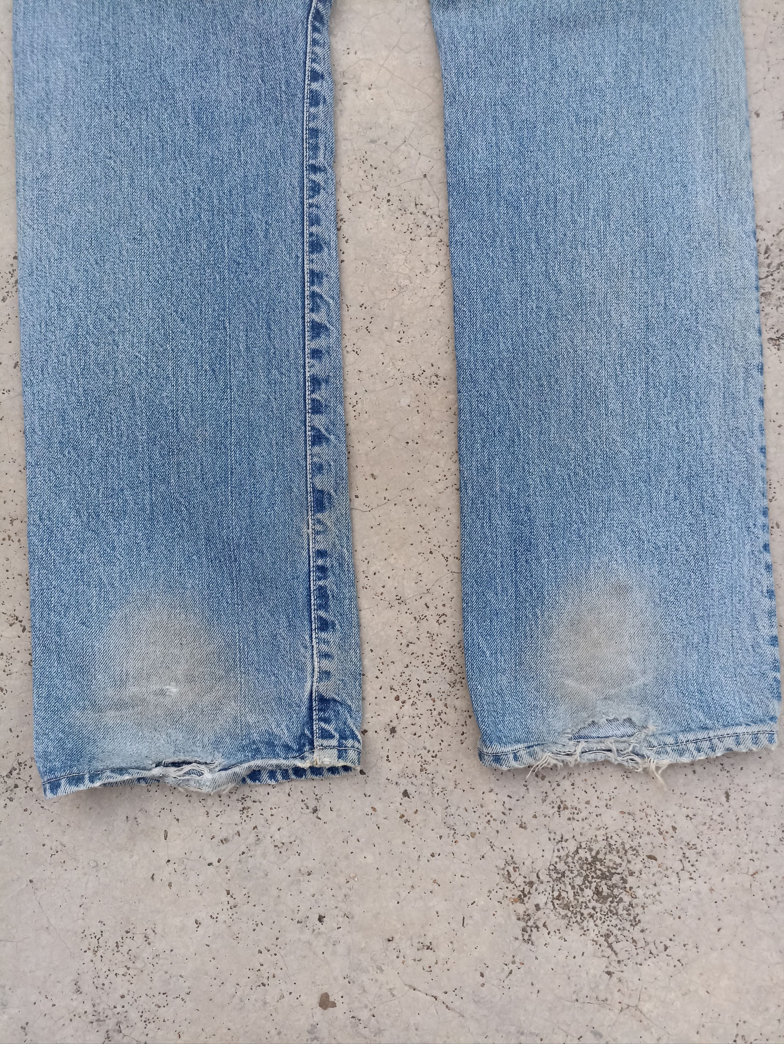 Le Grande Bleu (L.G.B.) Vintage LGB distressed jeans Blue Blue Japan mud washed Size US 30 / EU 46 - 16 Thumbnail