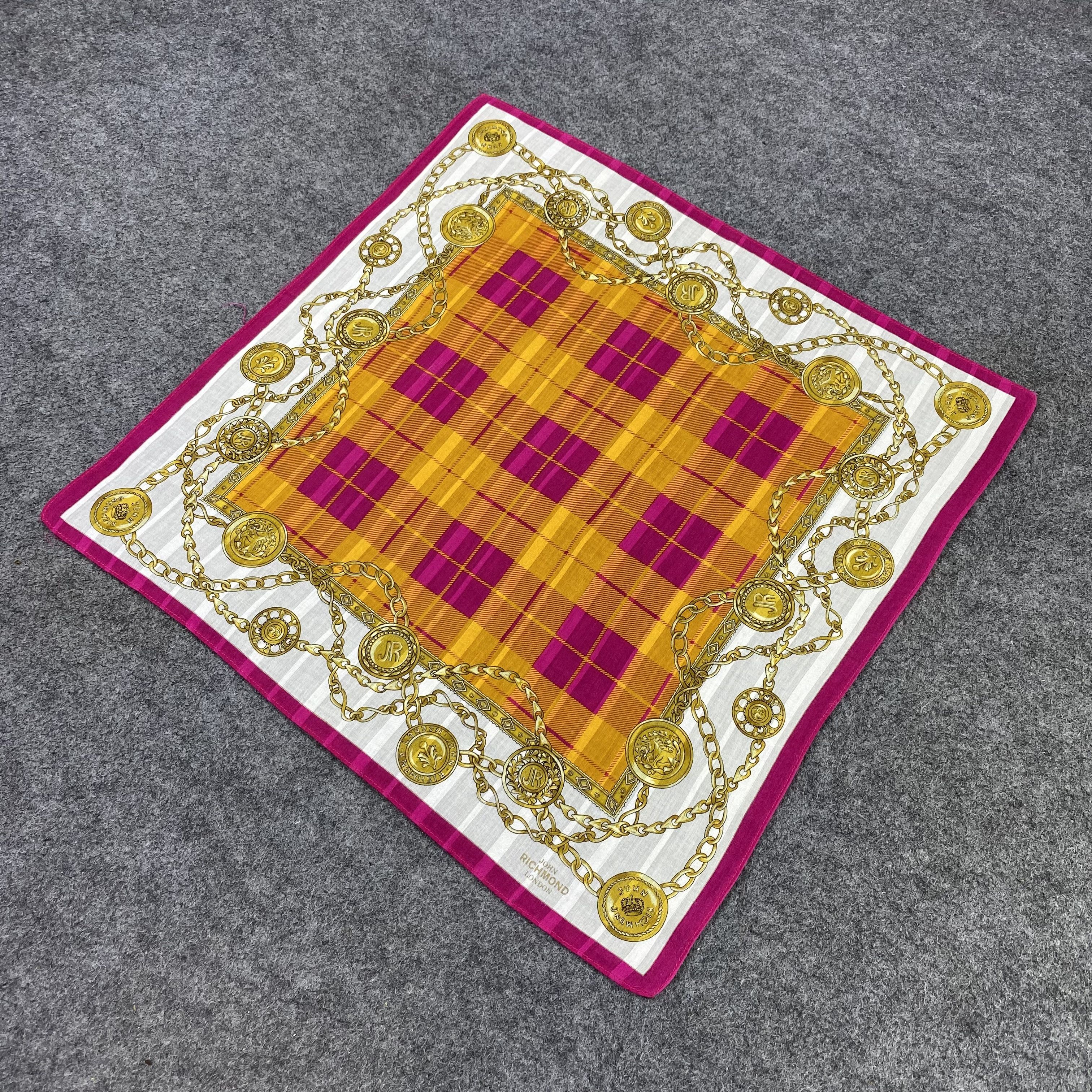 John Richmond John Richmond Handkerchief Neckerchief Bandana-B2024 Size ONE SIZE - 4 Thumbnail
