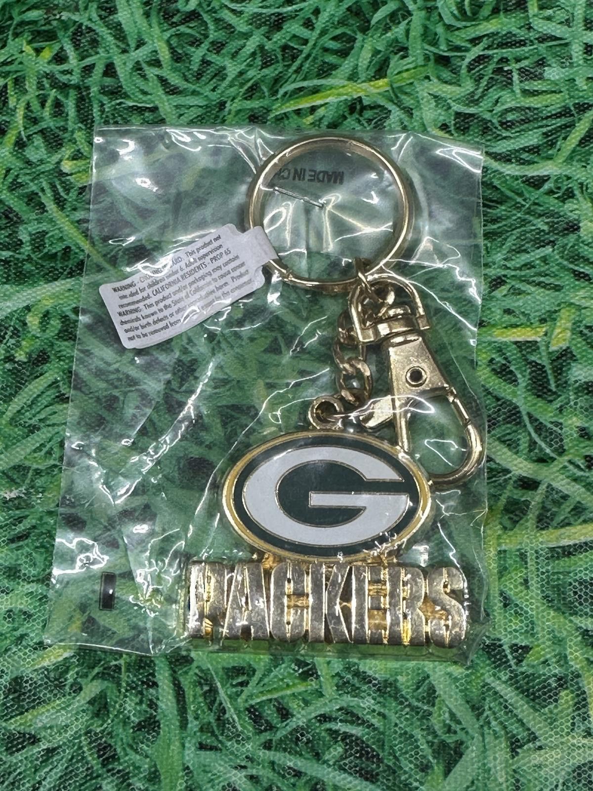 NFL Green Bay Packers Gold Keychain NFL NEW Size ONE SIZE - 1 Thumbnail