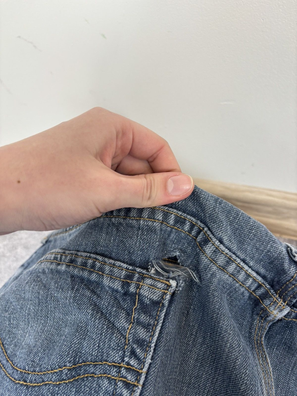 Carhartt Carhartt Men’s Denim Jeans Relaxed Fit USA Workwear Straight Size US 40 / EU 56 - 15 Thumbnail