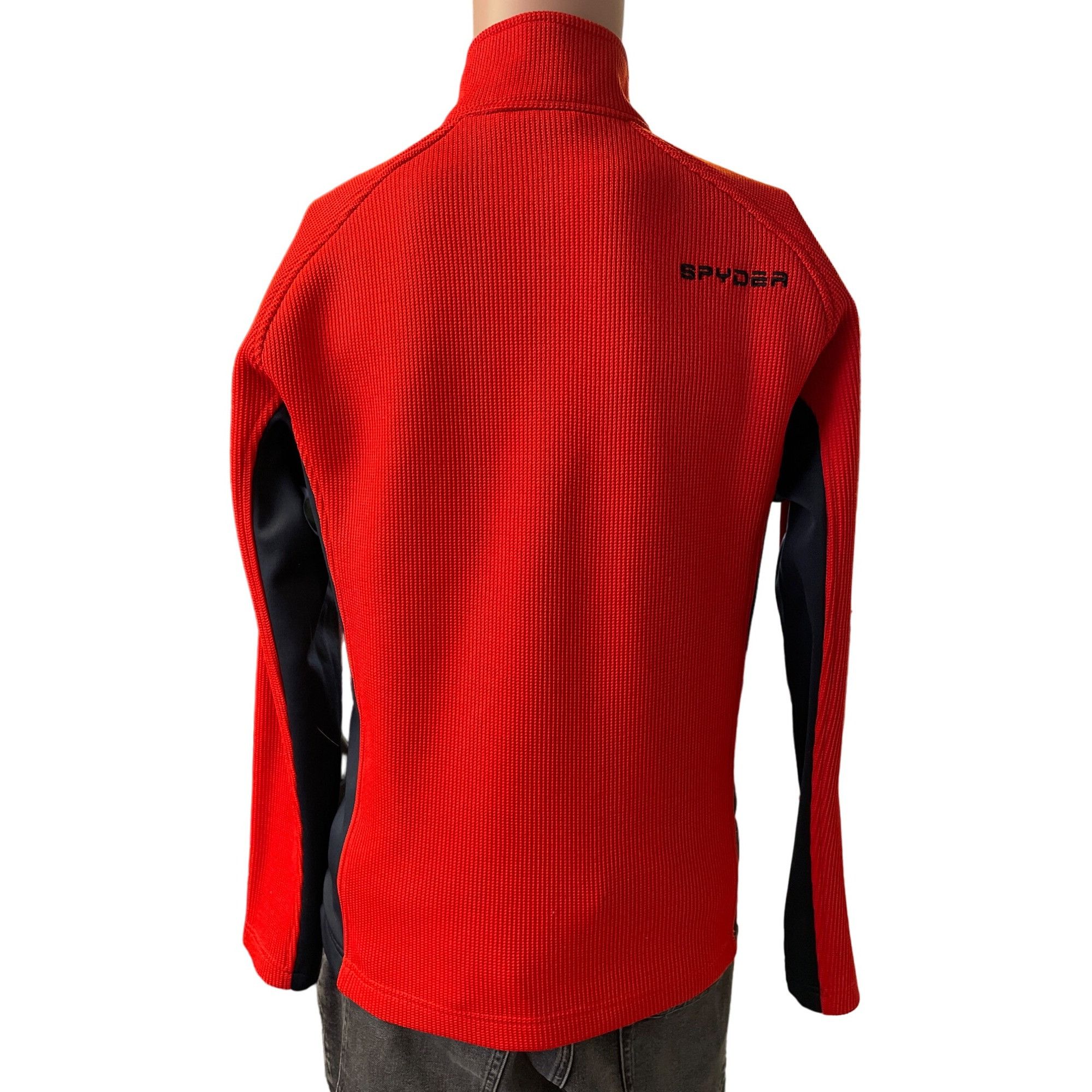 Spyder Spyder Men's Red/Black Half Zipper Pullover Sweater Stretch Size US M / EU 48-50 / 2 - 3 Thumbnail