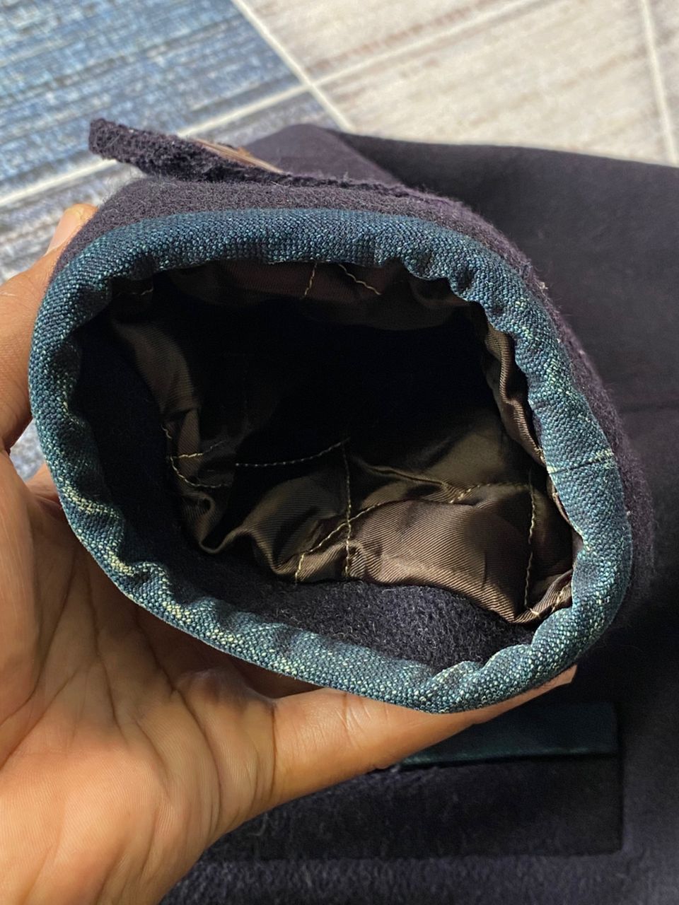 Indigo × Japanese Brand Pallas Palace Japan Like Kapital Melton Wool Denim Jacket Size US S / EU 44-46 / 1 - 12 Thumbnail