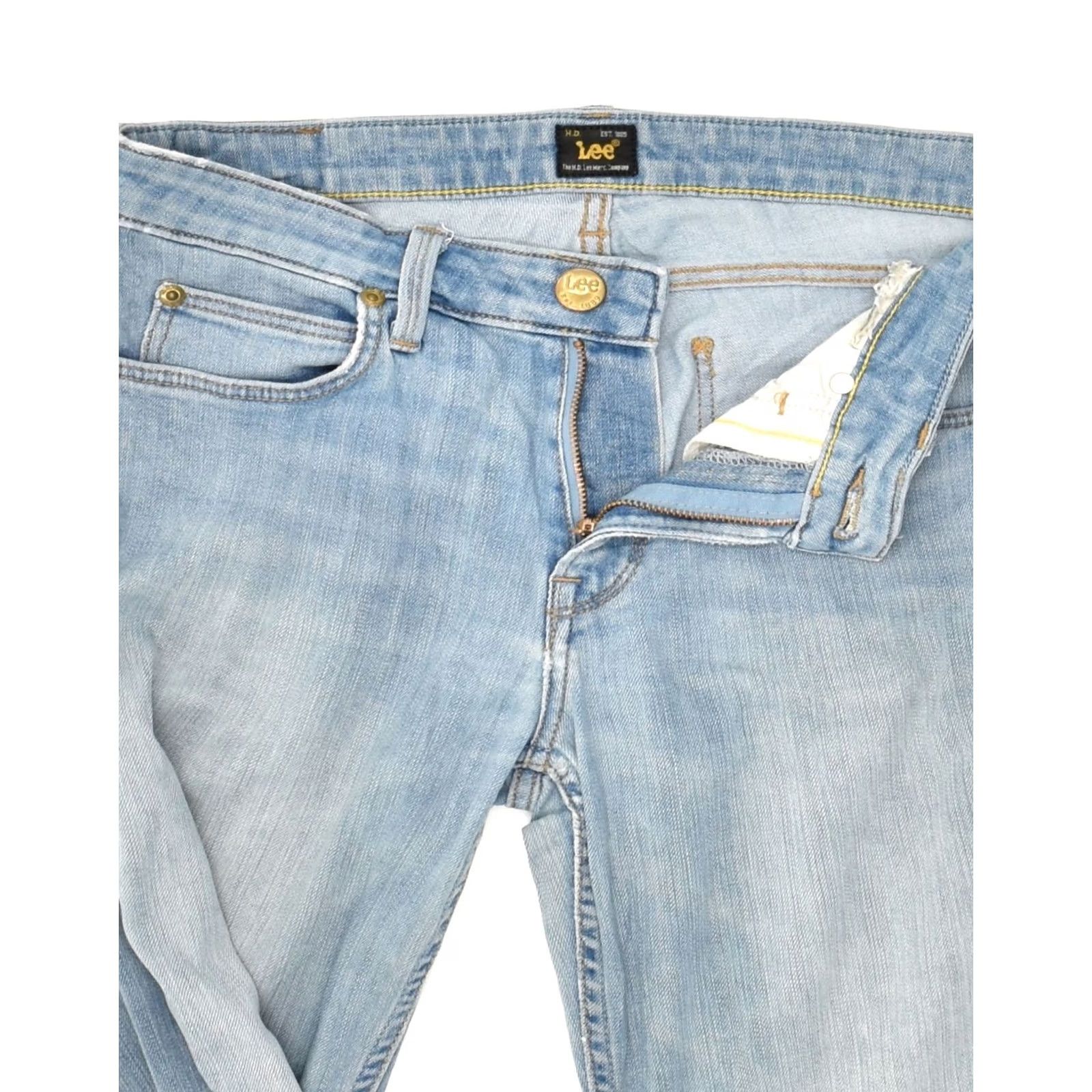 Lee LEE Womens Skinny Jeans Blue Cotton W28 L31 Extra-Slim Size 28" / US 6 / IT 42 - 3 Thumbnail