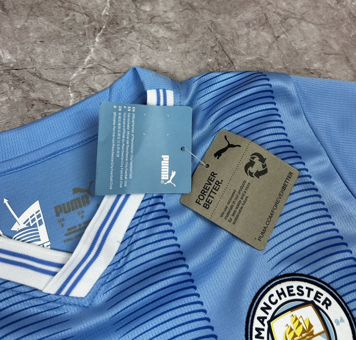 Puma New Puma Manchester City football jersey size S Size US S / EU 44-46 / 1 - 9 Thumbnail