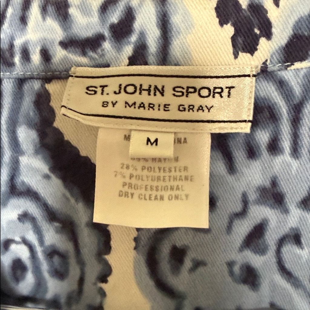 St. John St. John Sport leopard print collar wrist cuffs jacket sz M Size M / US 6-8 / IT 42-44 - 5 Thumbnail