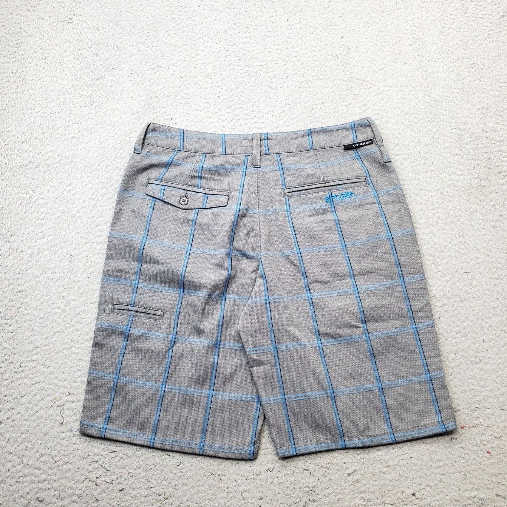 Rip Curl Rip Curl Mens Trimmer Walk Shorts Multi Plaid Slash Pockets 32 Size 32 Vintage? No Size US 32 / EU 48 - 2 Thumbnail
