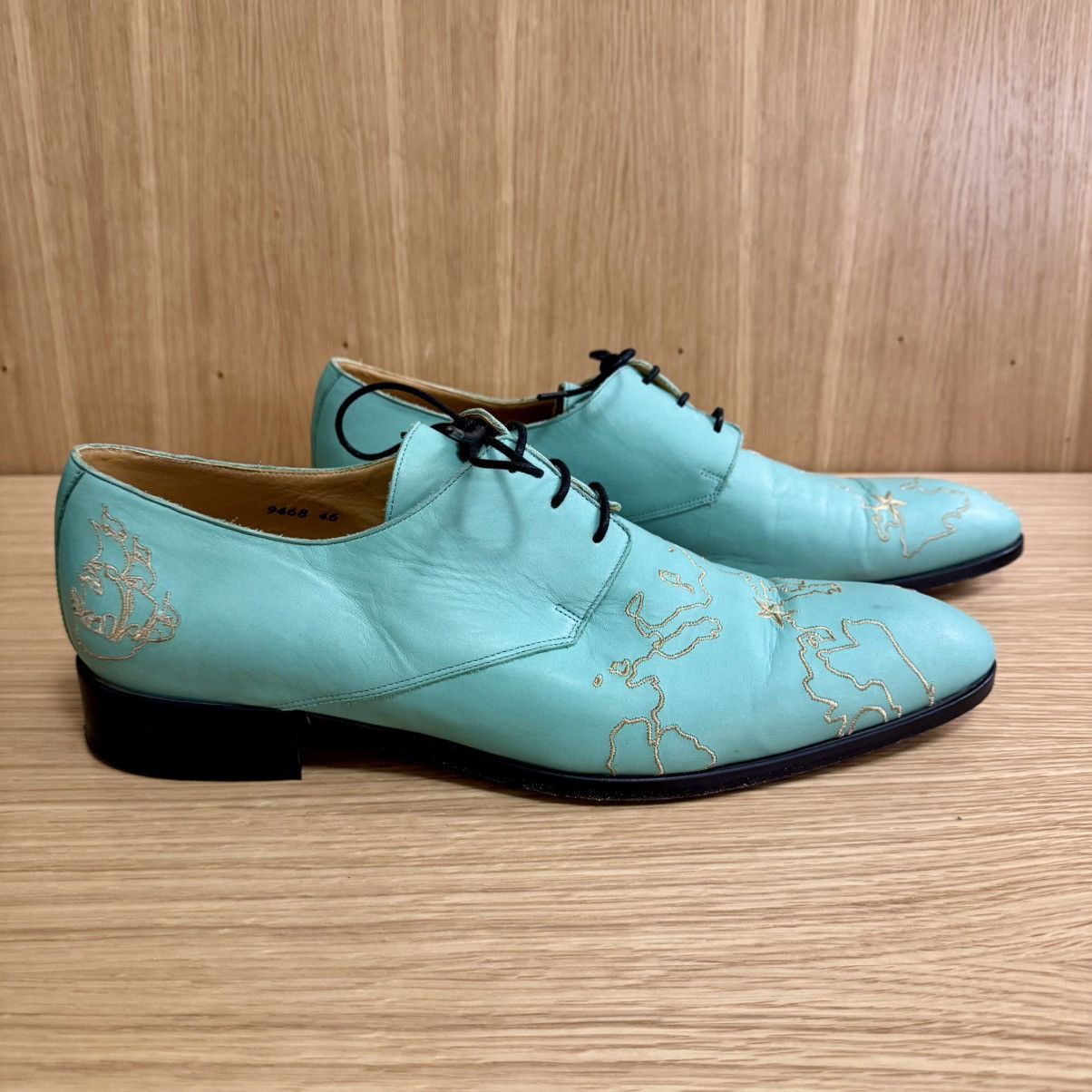 Other Mascolori x Hotel New York Limited Edition Mint Green Derby Size US 12 / EU 45 - 5 Thumbnail