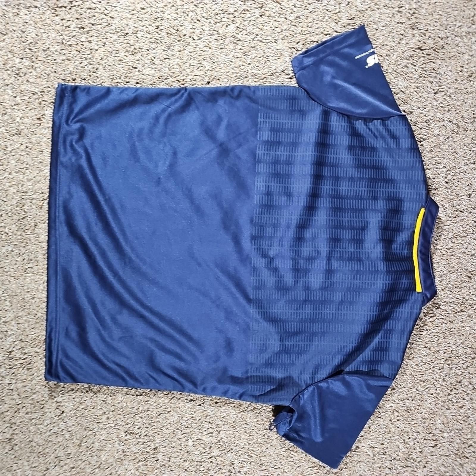 MLB Adult Milwaukee Brewers 1/4 Zip Pullover WarmUp Shirt Blue M Size US M / EU 48-50 / 2 - 6 Thumbnail