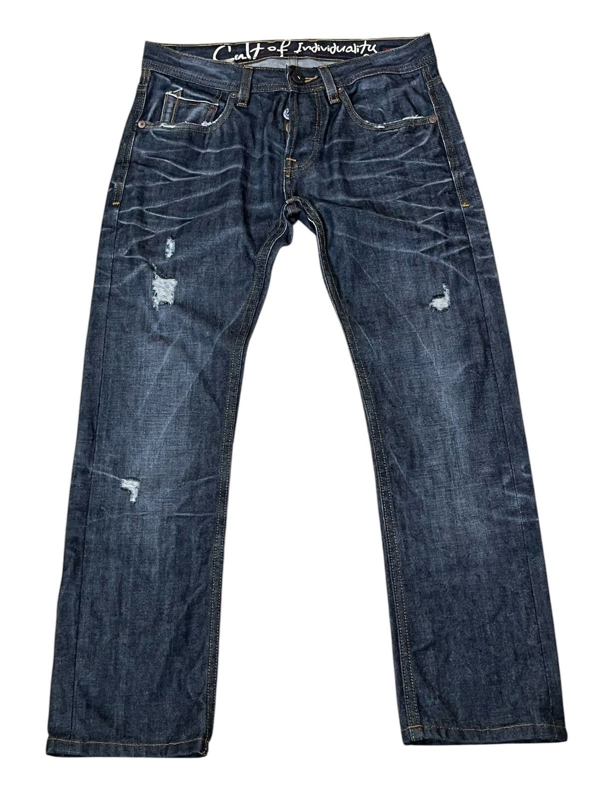 Cult Of Individuality ARCHIVE JAPANESE CULT OF INDIVIDUALITY SELVEDGE JEANS Size US 31 - 1 Thumbnail