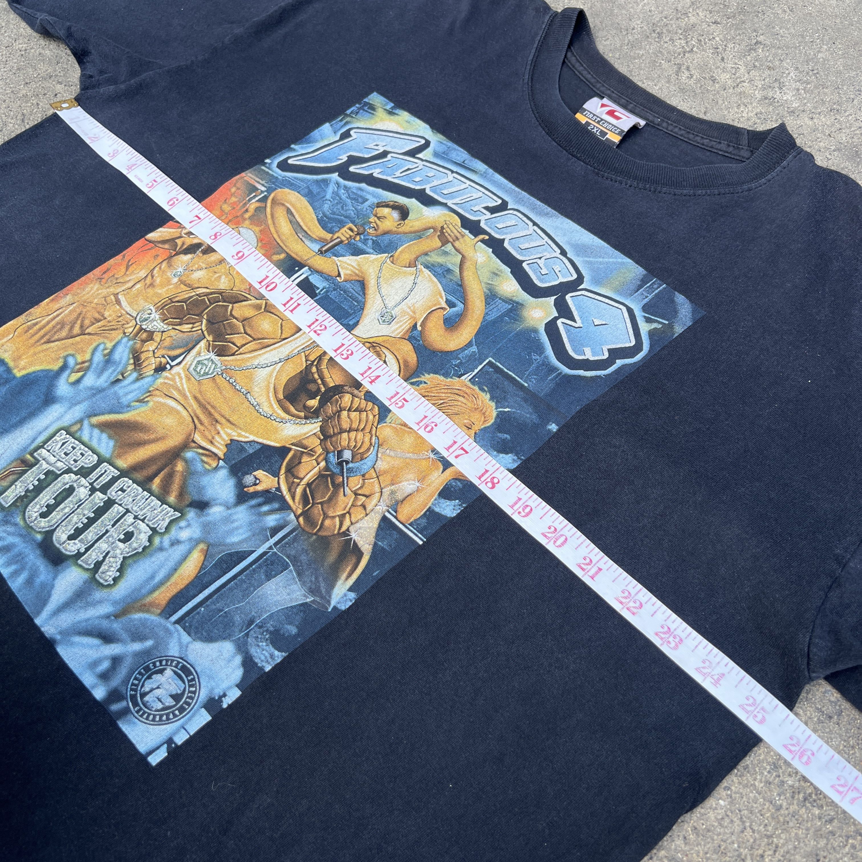 Cartoon Network Vintage Y2K Fantastic Four Fabulous Tee silver surfer 2XL Size US XXL / EU 58 / 5 - 9 Thumbnail