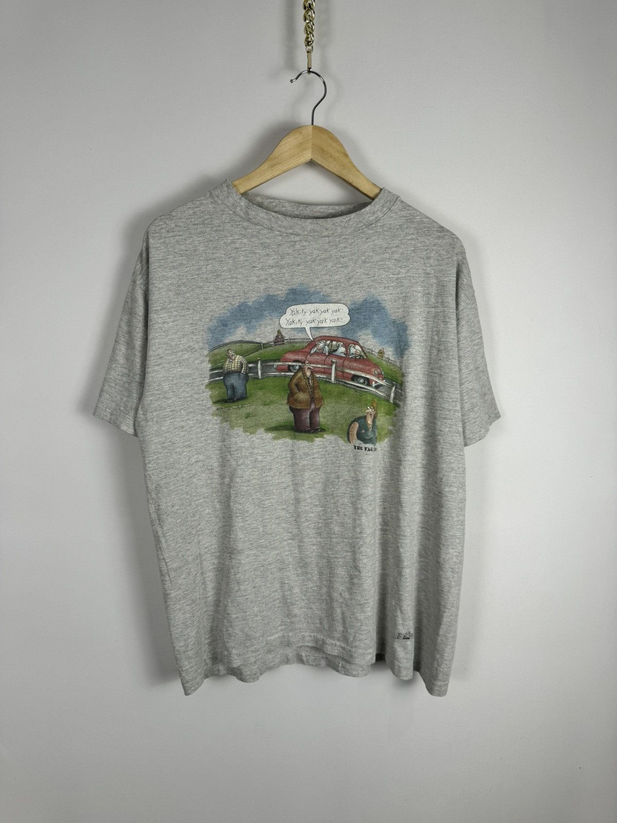 Vintage Vintage 1980s The Far Side Cartoon Tee Size US XL / EU 56 / 4 - 1 Thumbnail