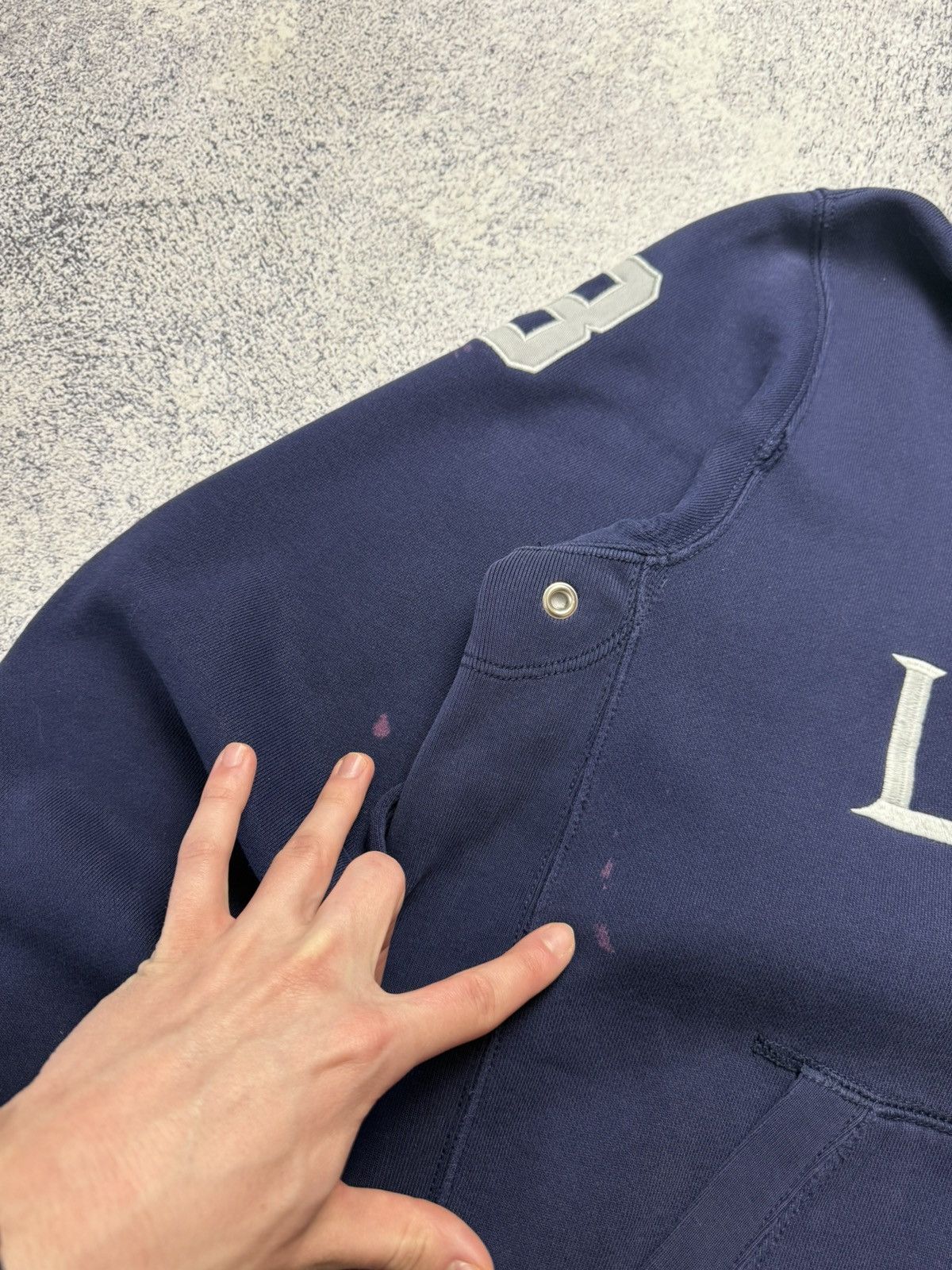 Polo Ralph Lauren Vintage Polo Ralph Lauren Dirty Distressed Hoodie Y2K Size US L / EU 52-54 / 3 - 9 Thumbnail