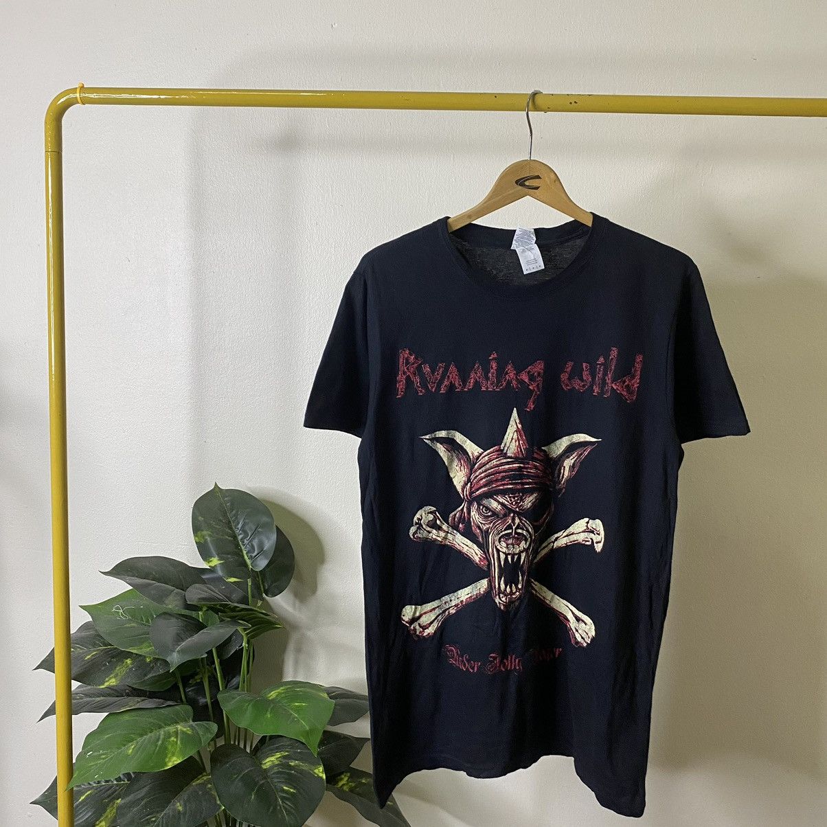 Band Tees German Heavy Metal Band Running Wild Under Jolly Roger Album Size US S / EU 44-46 / 1 - 1 Thumbnail