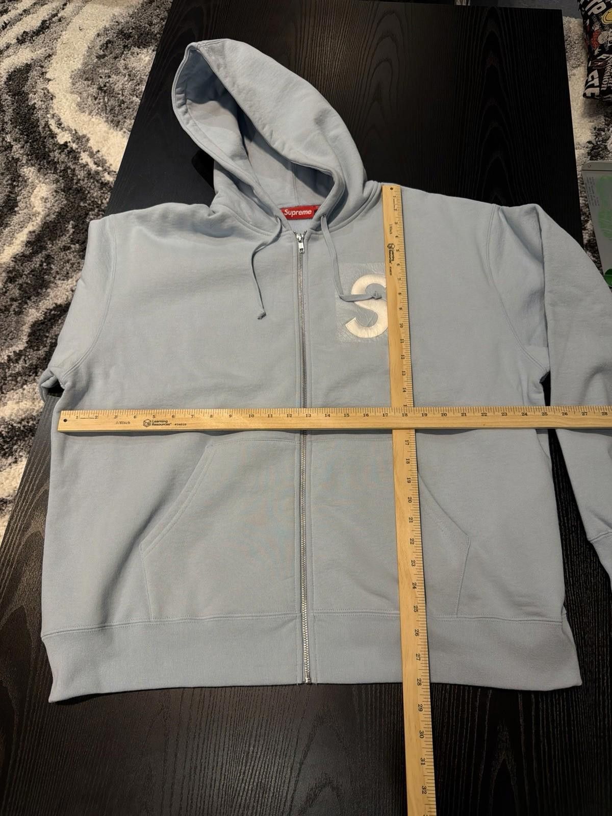 Supreme Supreme S Logo Zip Up Hooded Sweatshirt Blue Size (XL) NEW Size US XL / EU 56 / 4 - 6 Thumbnail