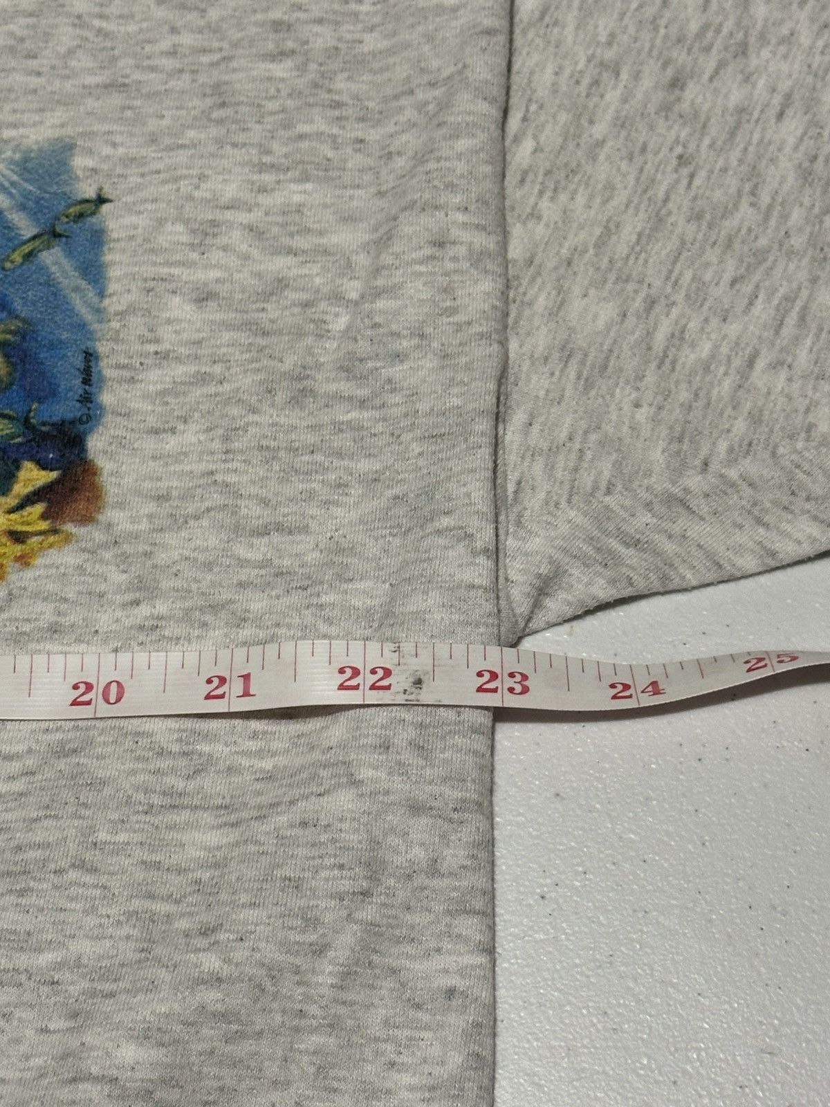 Vintage Vintage 90s Florida scuba diving gray T-shirt Size US XL / EU 56 / 4 - 5 Thumbnail