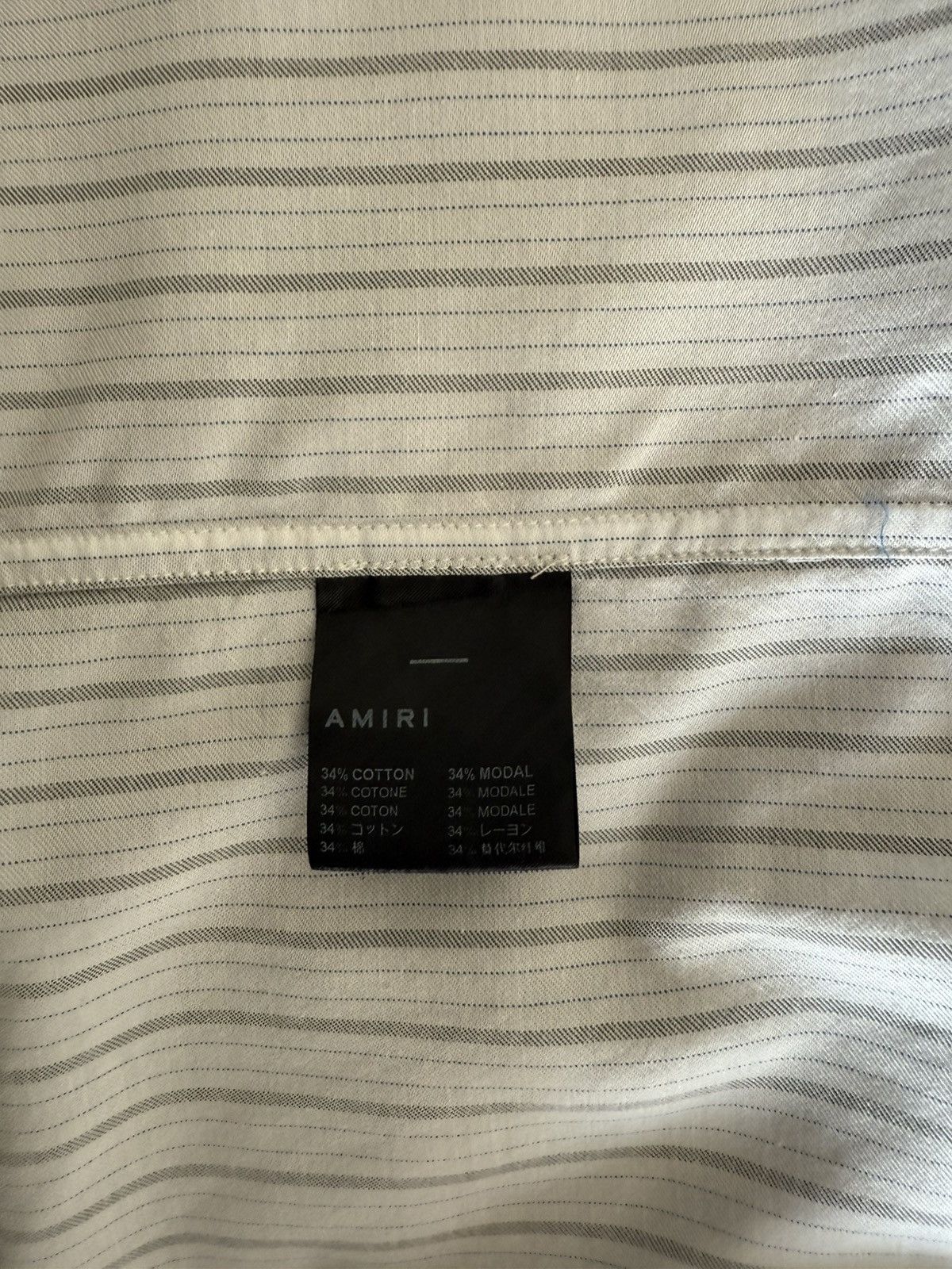 Amiri Amiri Stripped Long-Sleeve Dress Shirt Size US L / EU 52-54 / 3 - 3 Thumbnail